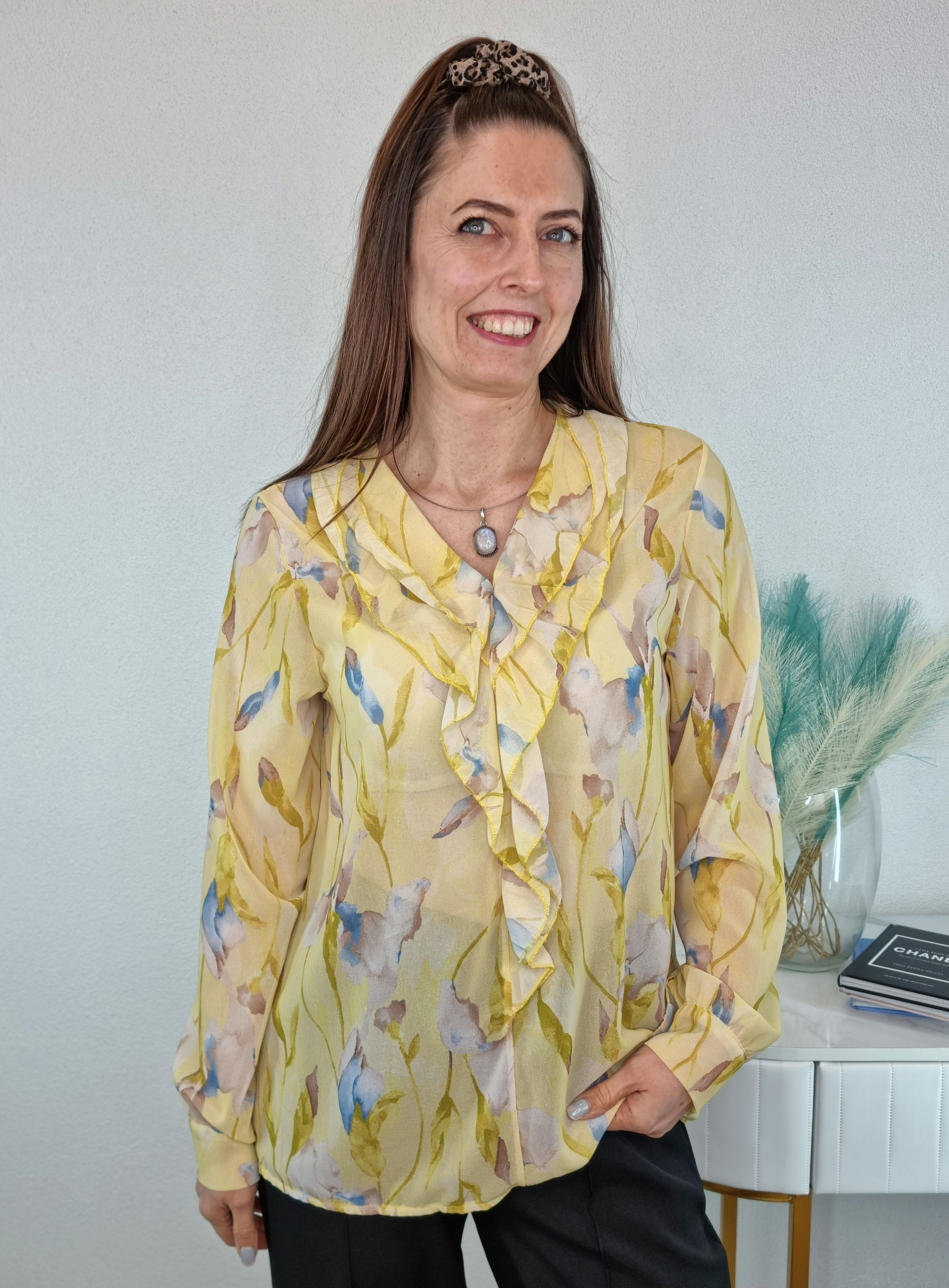 BLUSA CHARLOTTE GIALLA