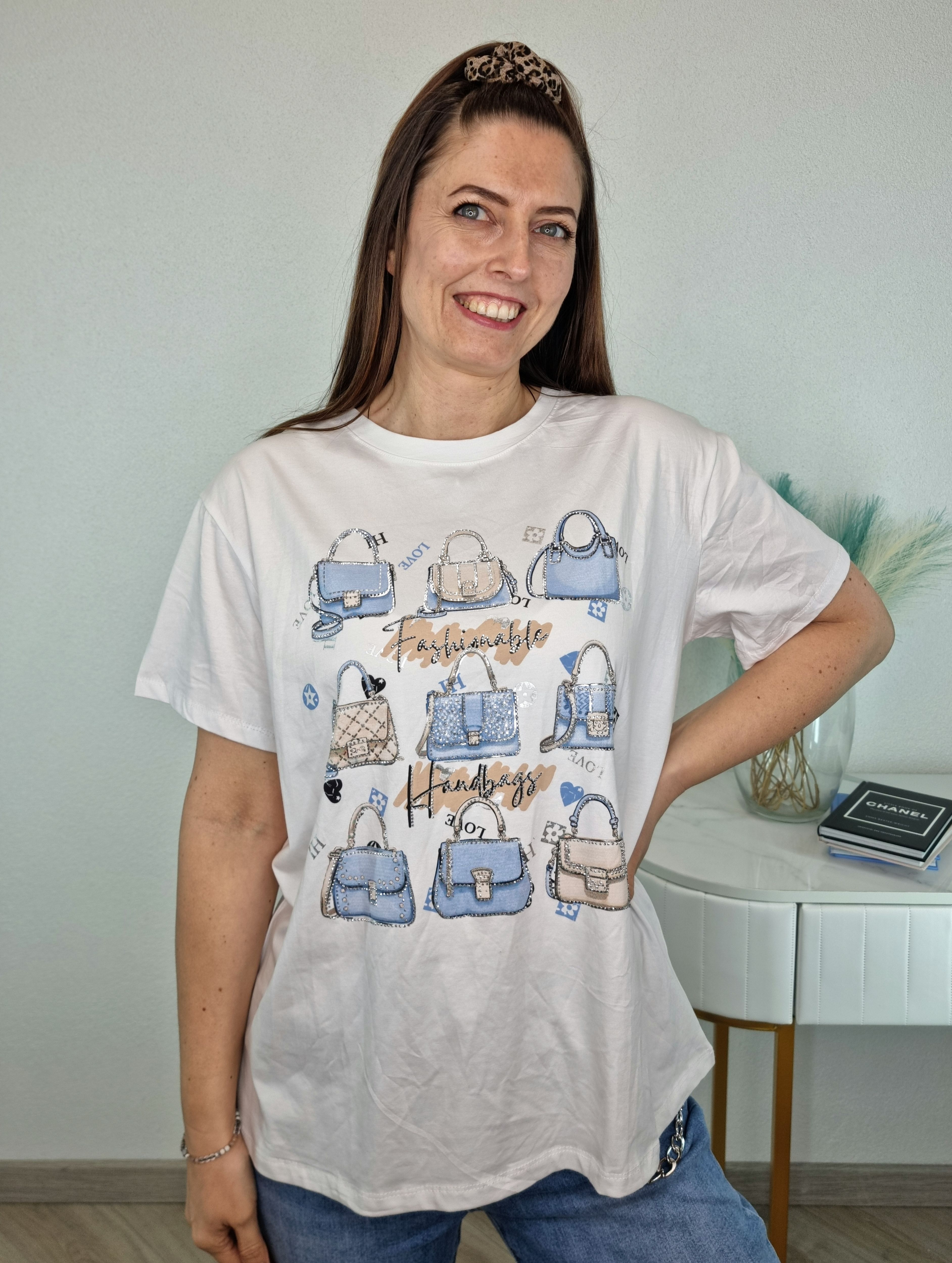 T-SHIRT BAG AZZURRA