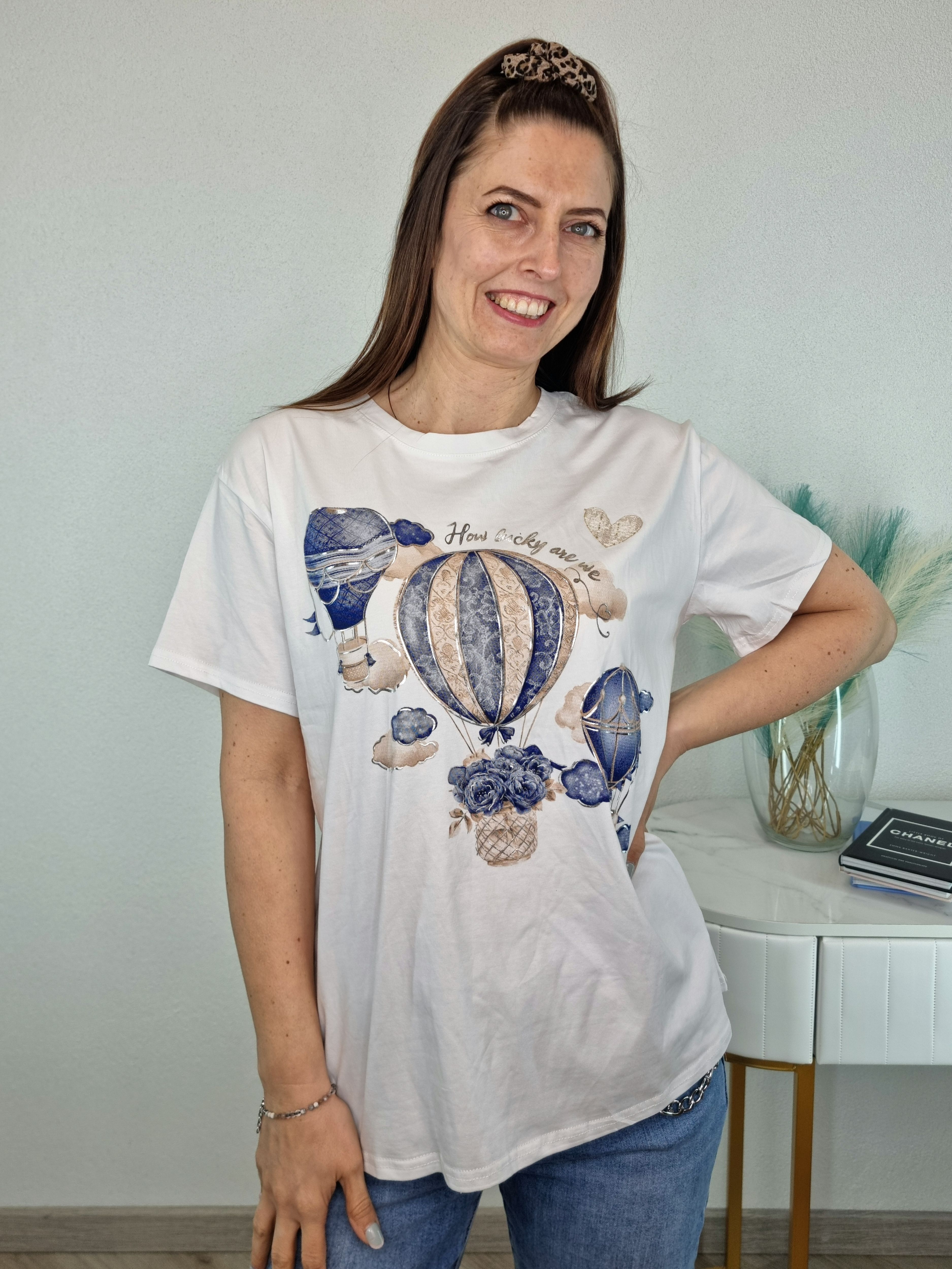 T-SHIRT MONGOLFIERA BLU