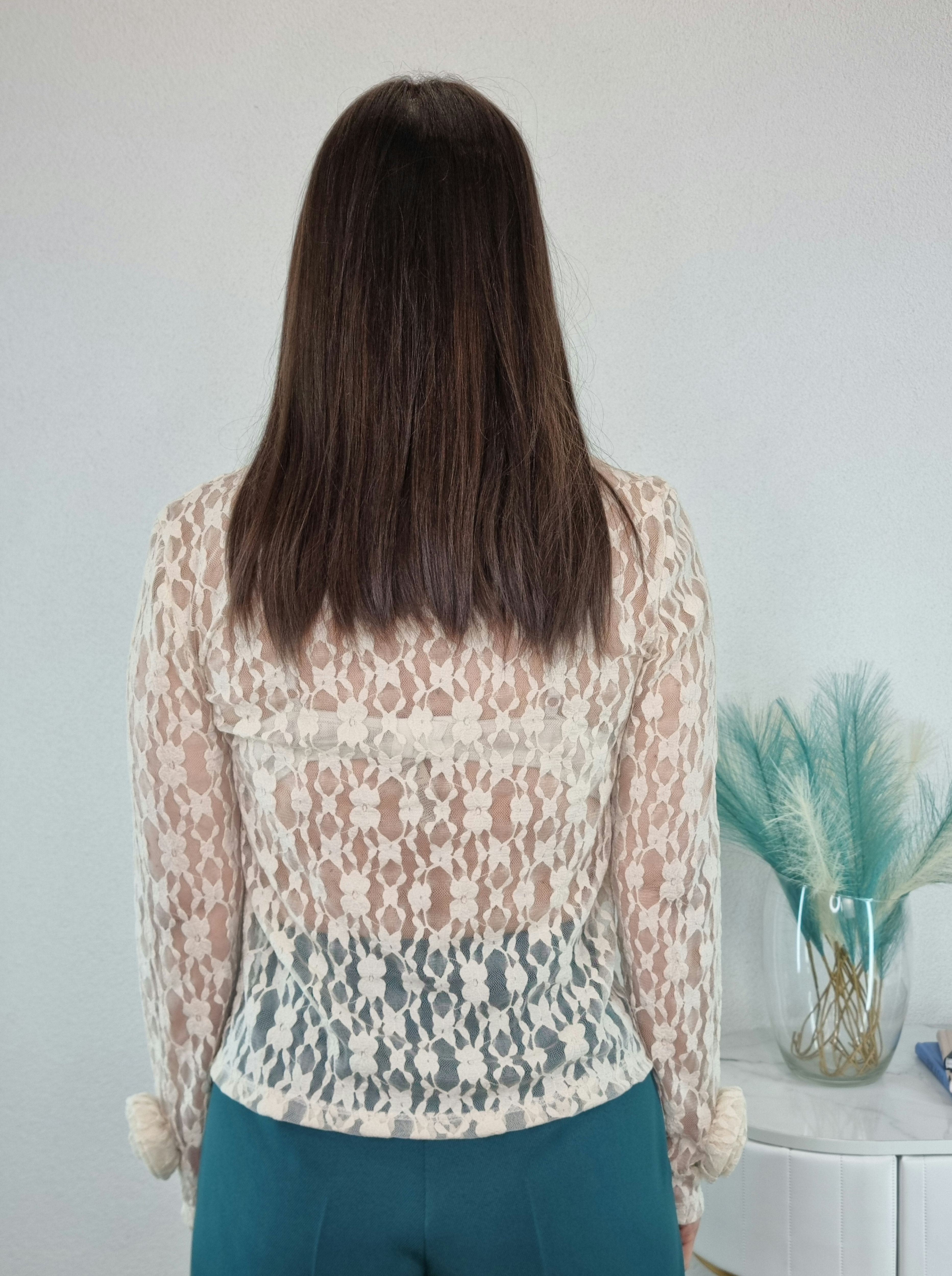 T-SHIRT PIZZO BEIGE