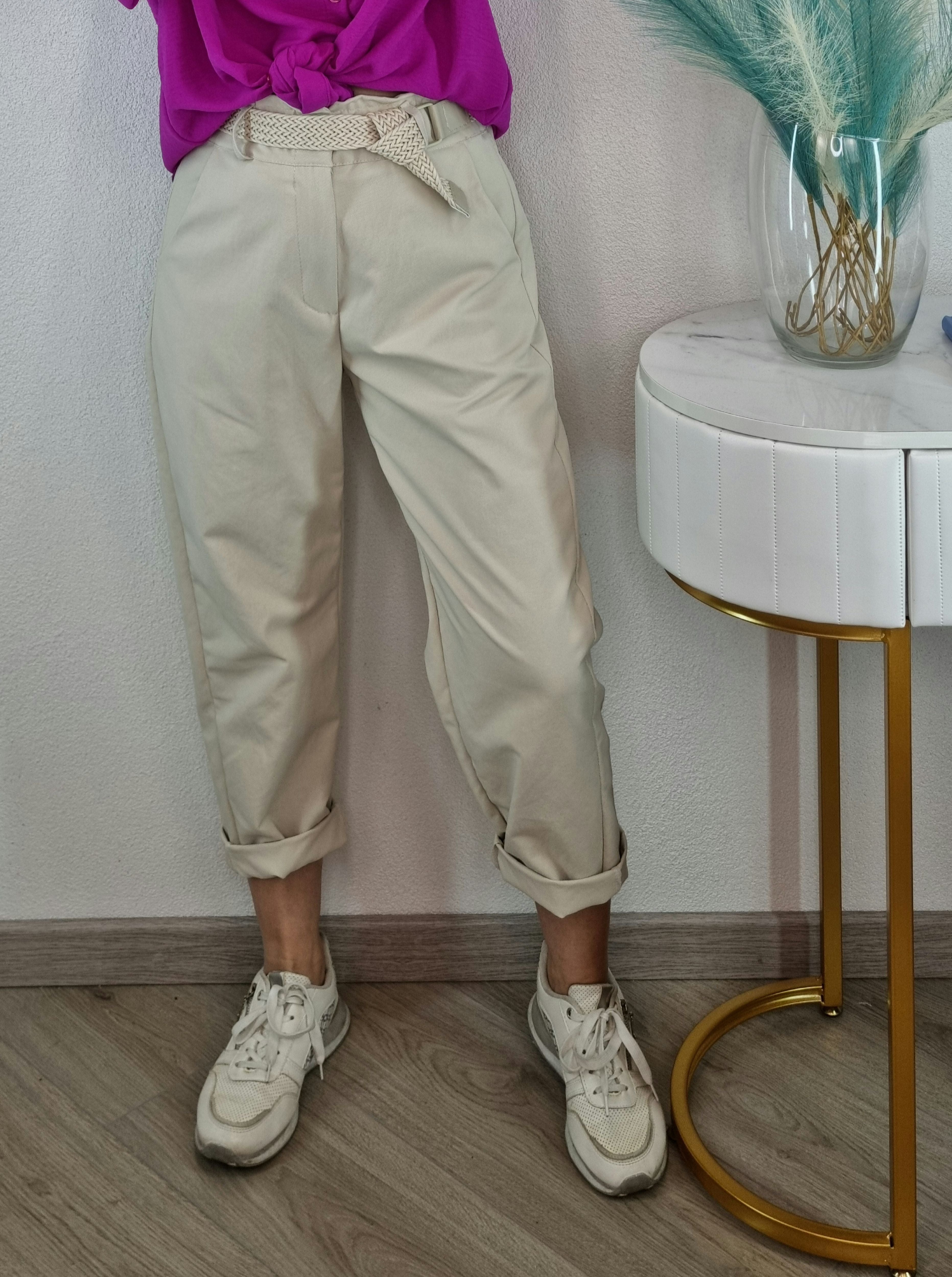 PANTALONE OVETTO BEIGE