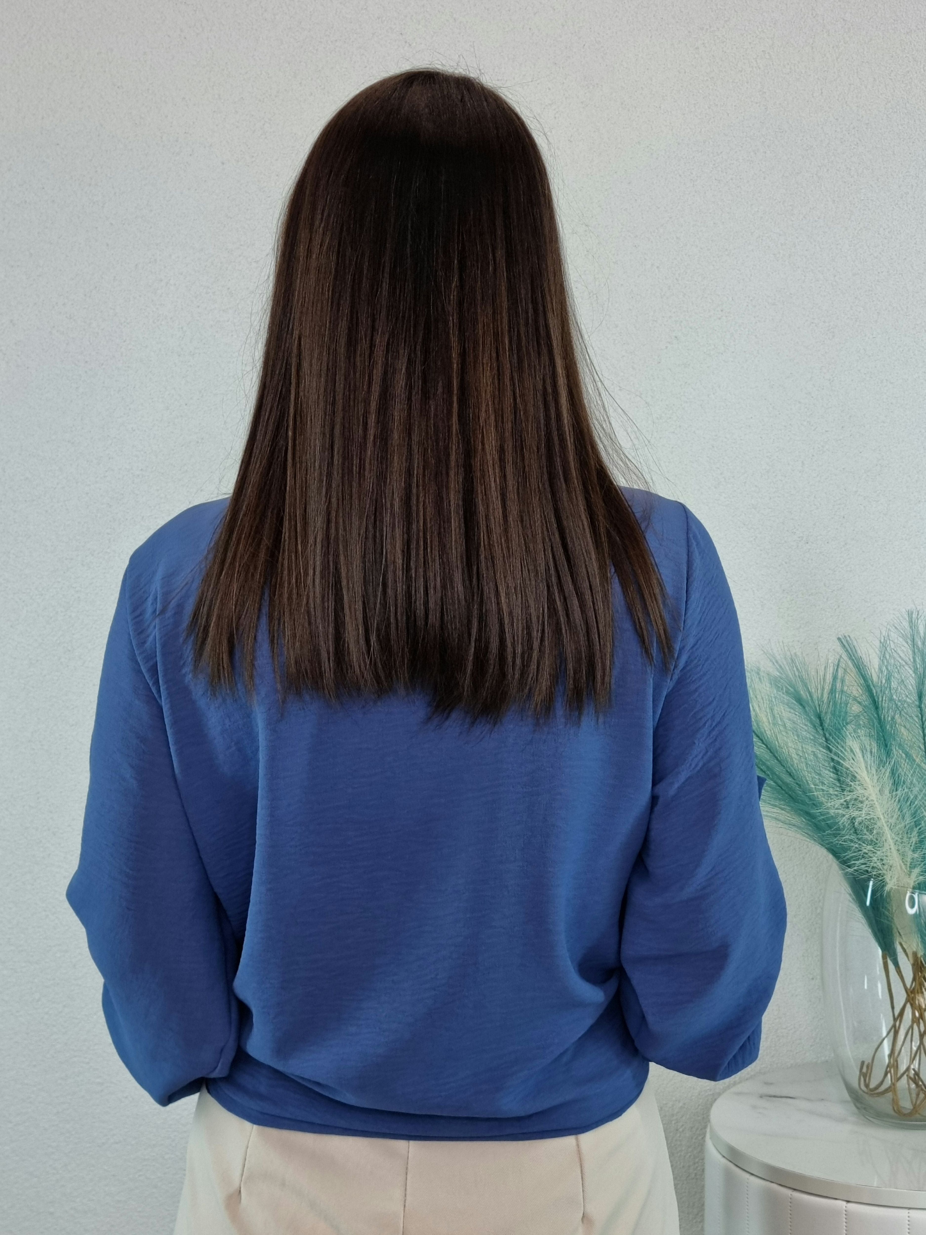 CAMICIA NODO BLU