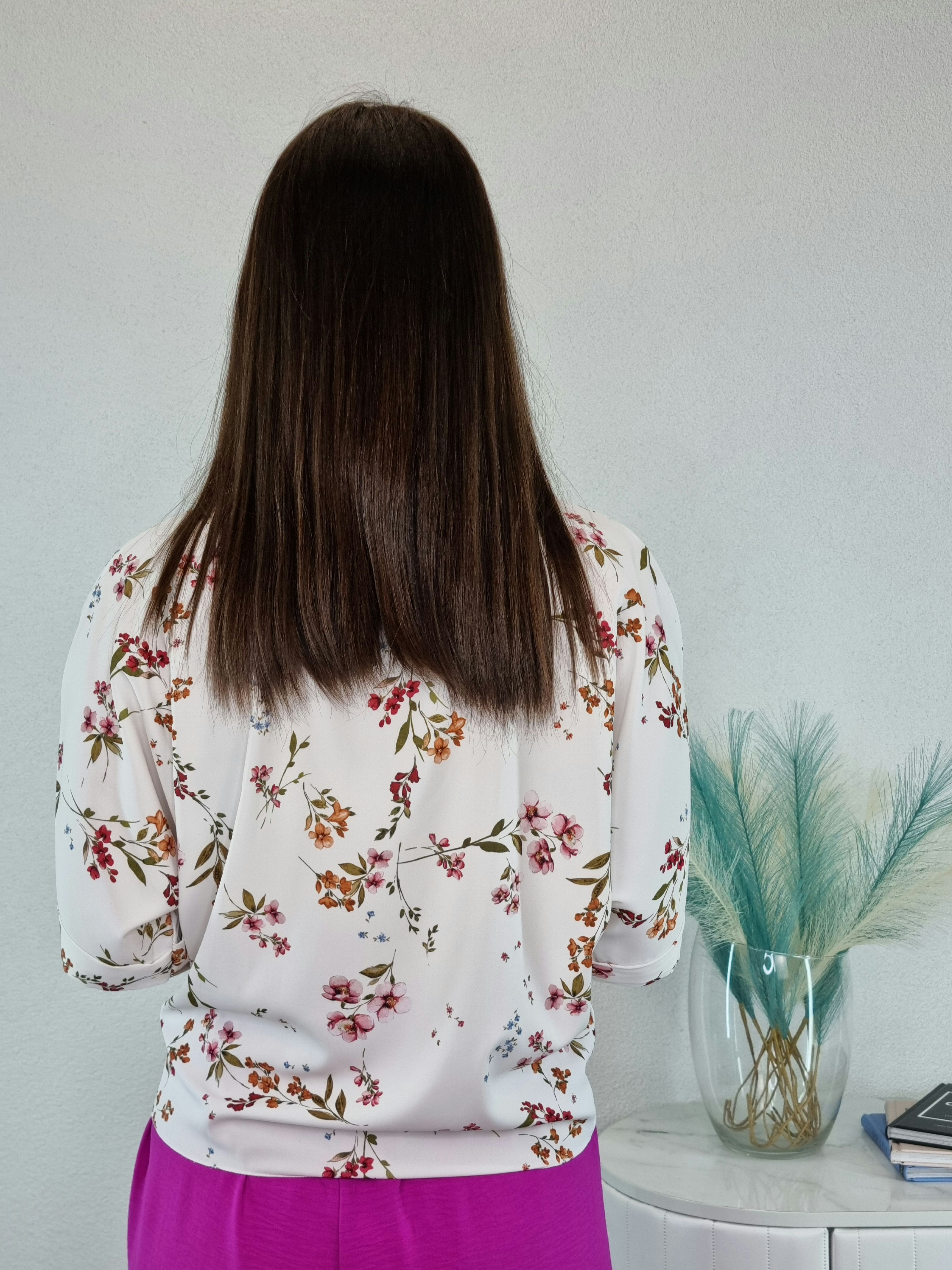CAMICIA NODO FIORELLINI