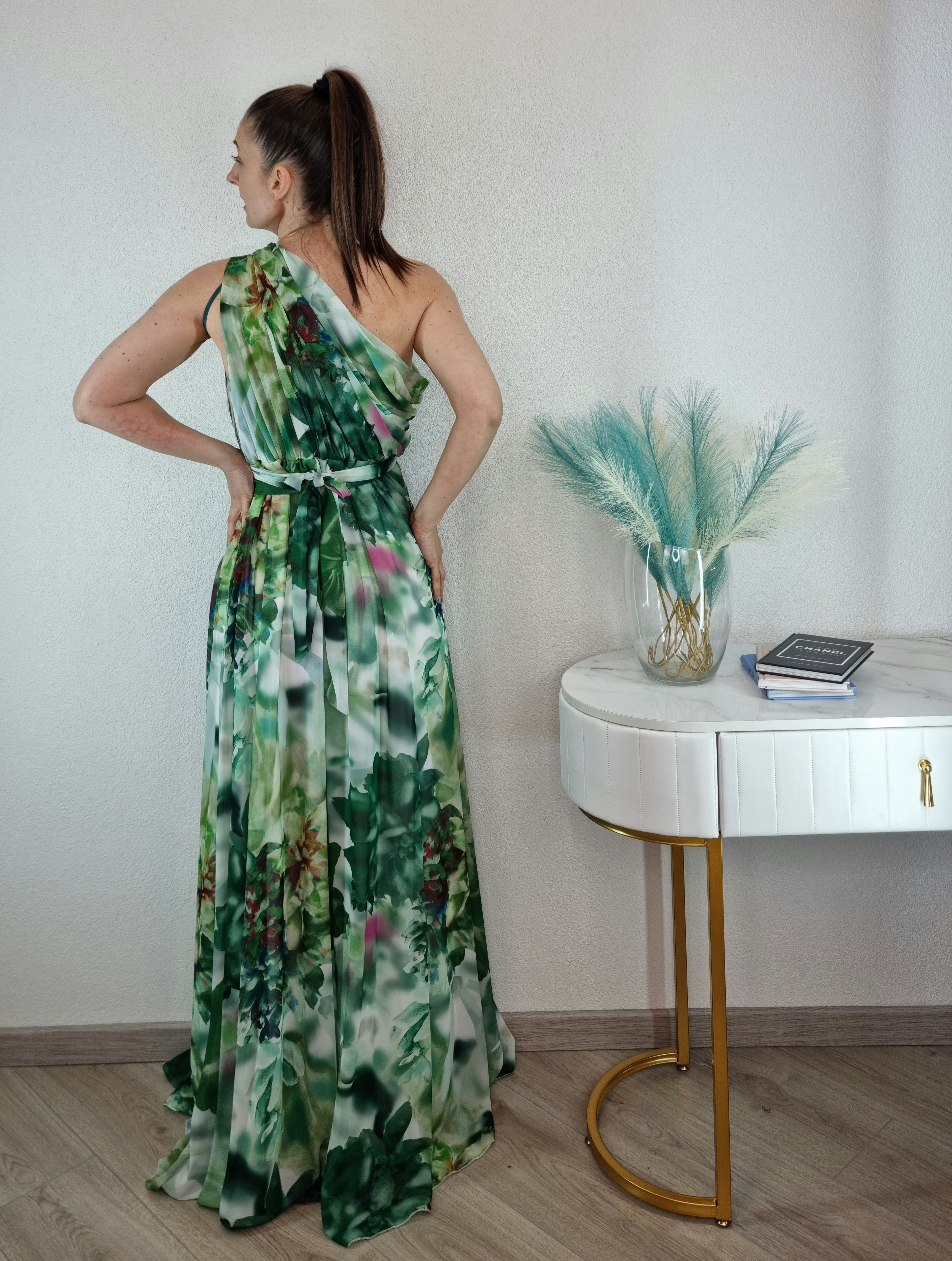 ABITO CHANEL VERDE BOSCO