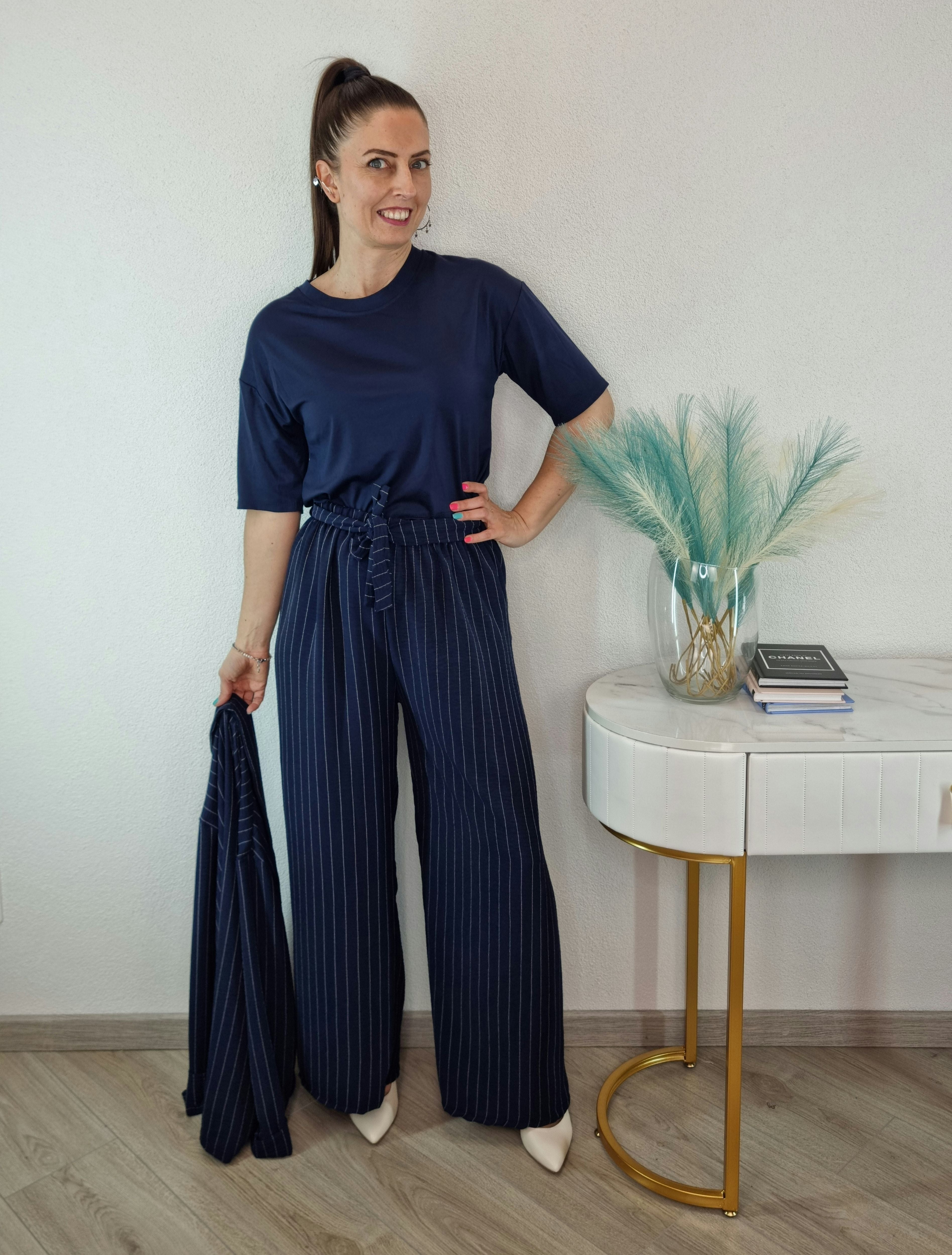 COMPLETO GESSATO BLU