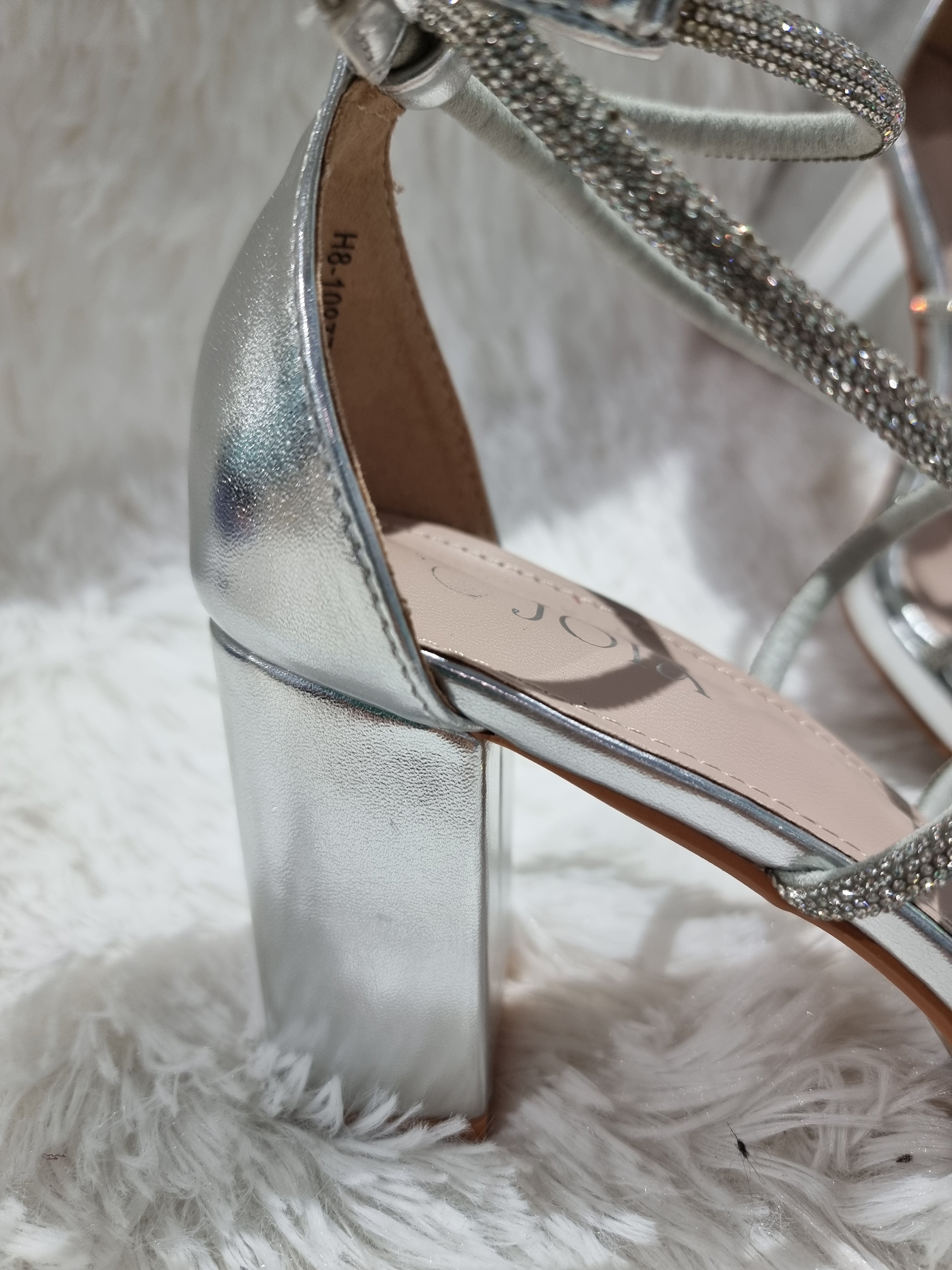 SANDALO STRASS SILVER