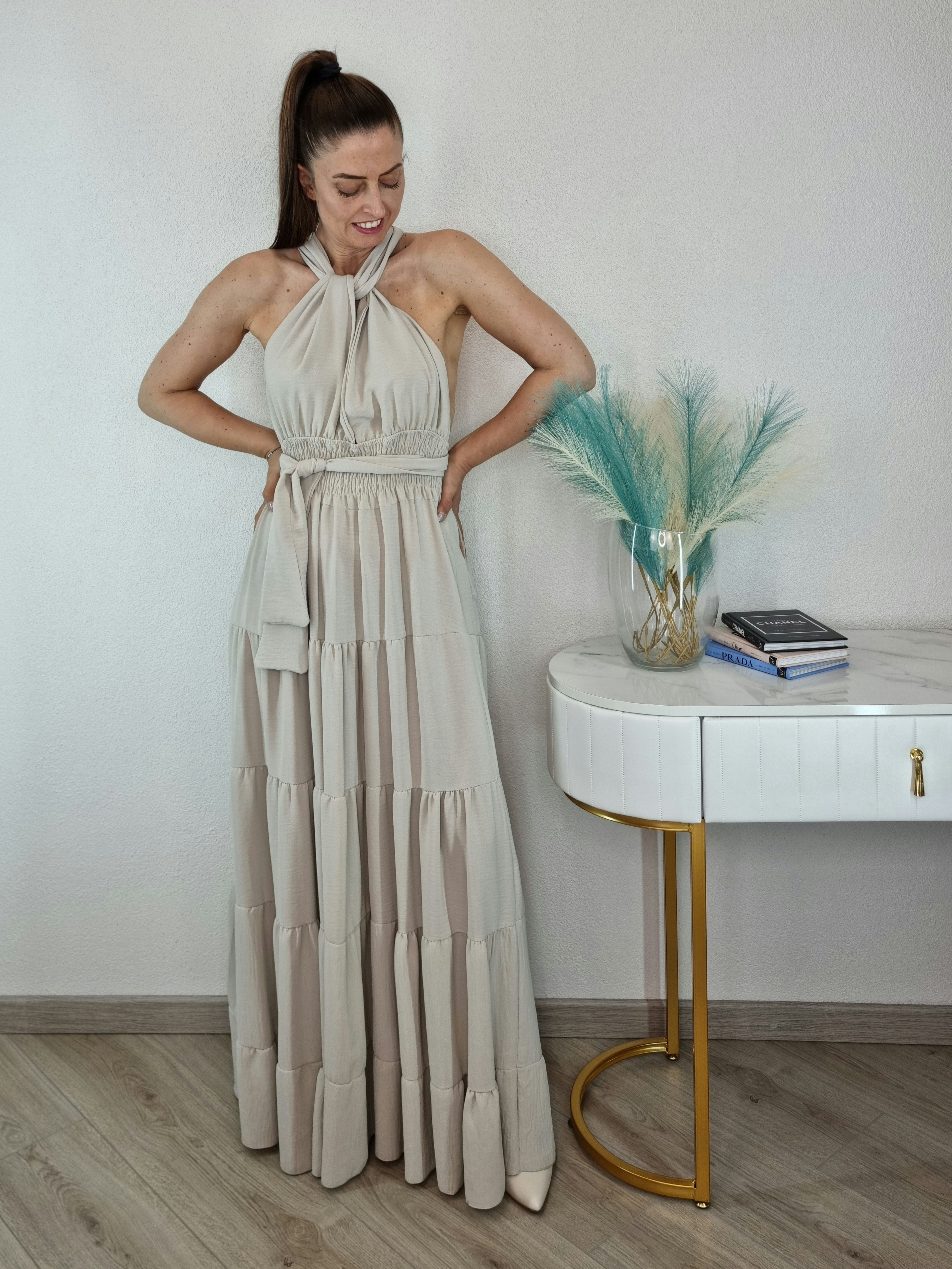ABITO MELANIA BEIGE