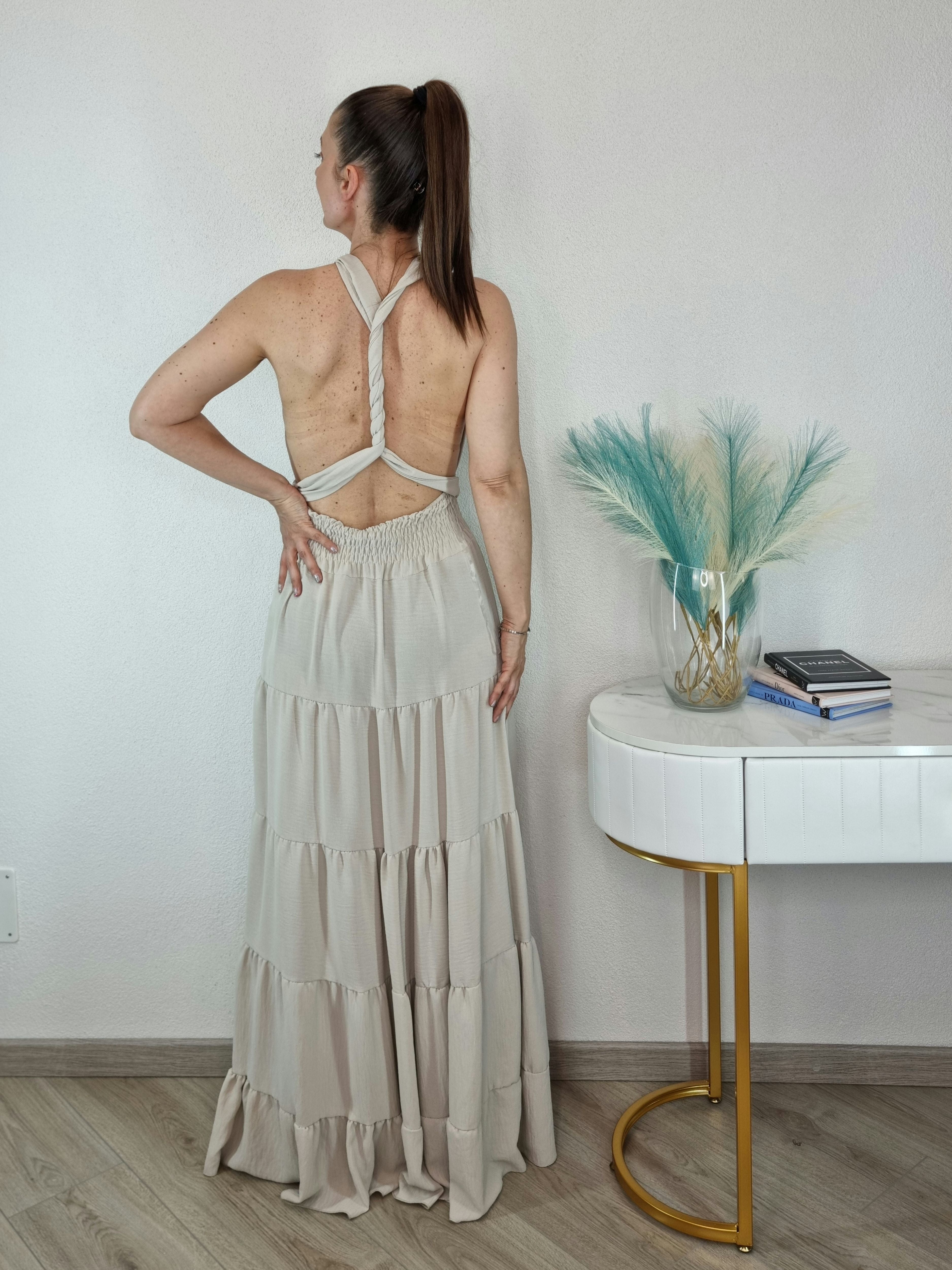 ABITO MELANIA BEIGE