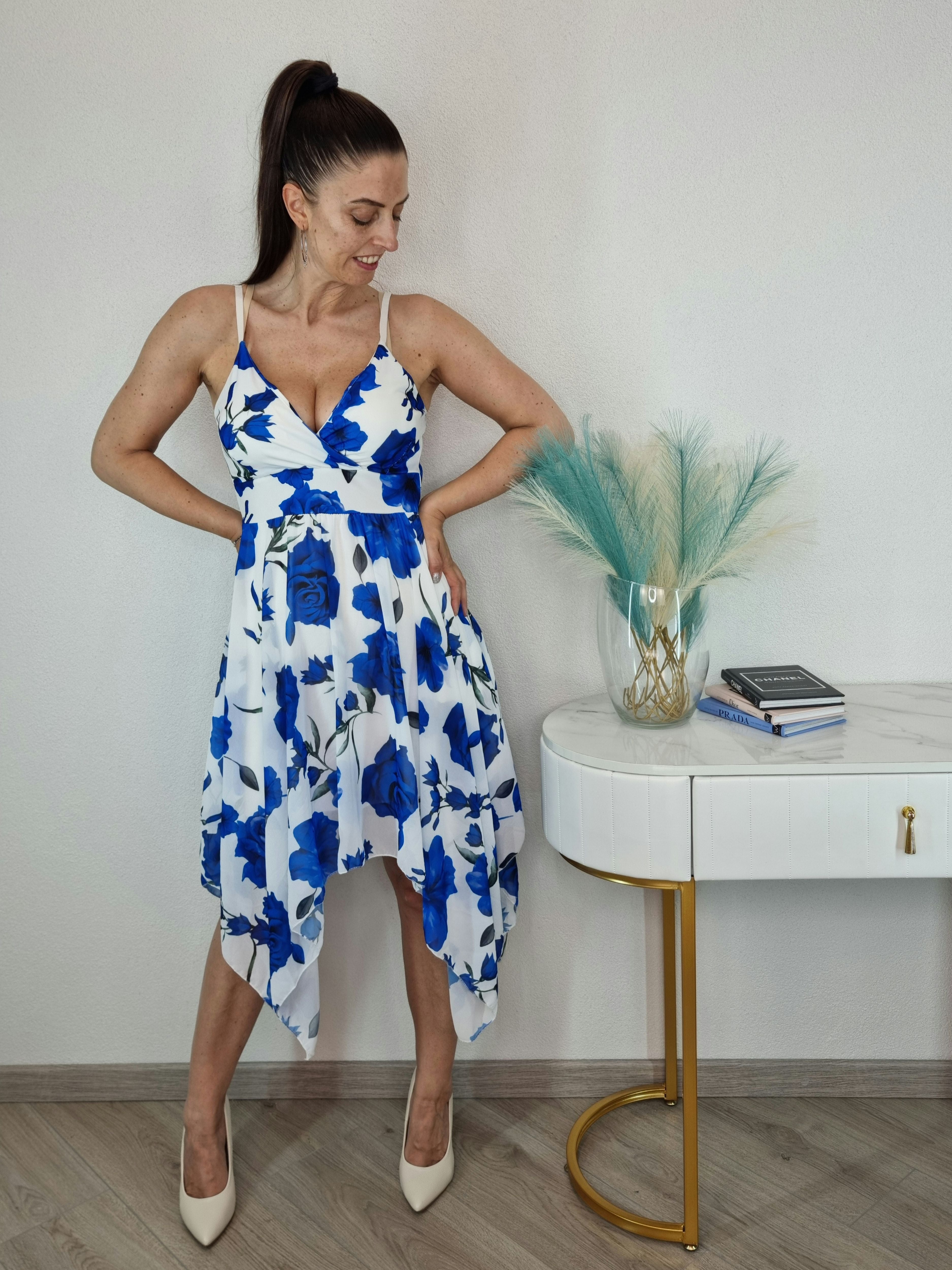 ABITO FLORA BLU