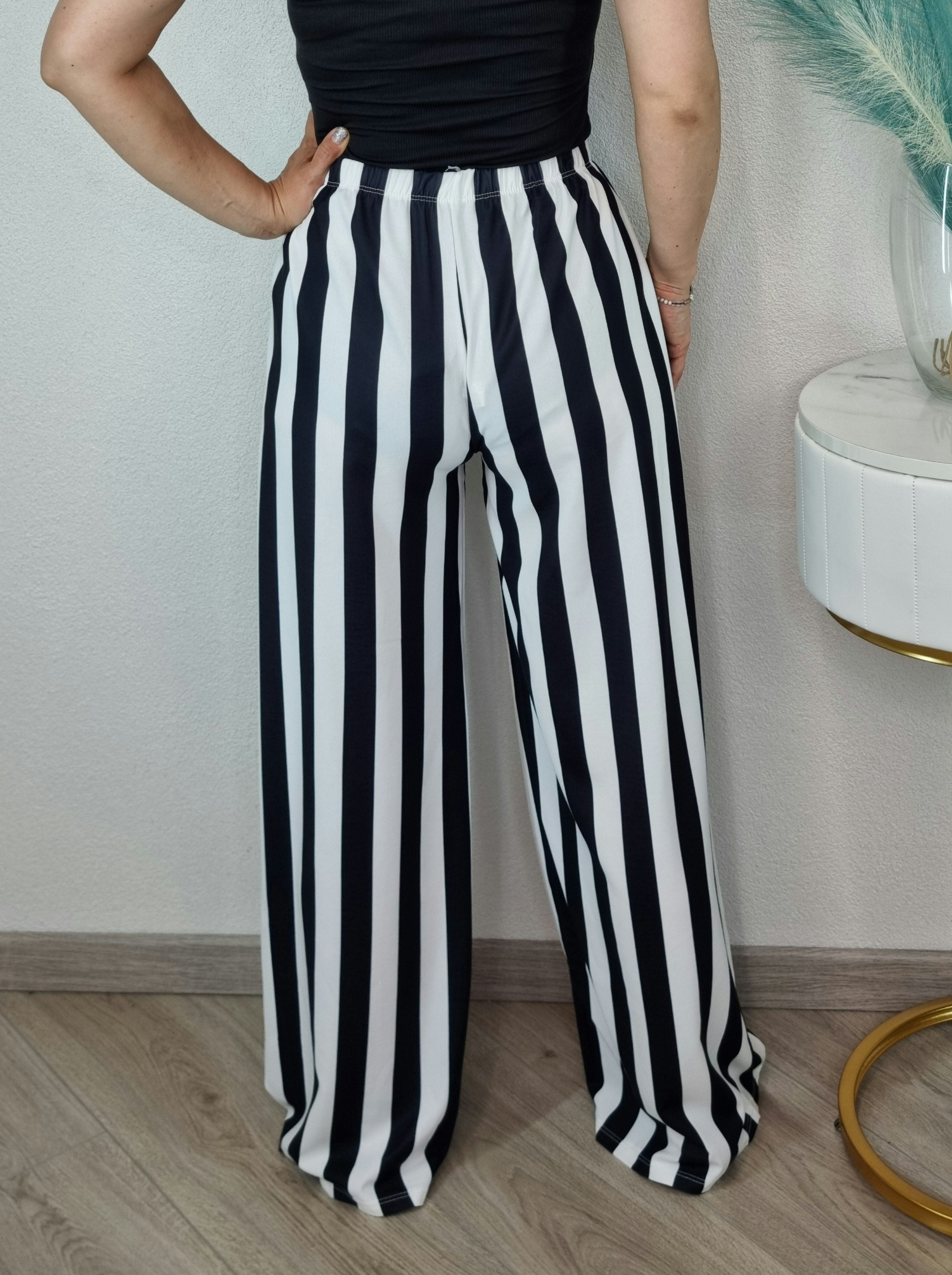 PANTALONE RIGA NERO