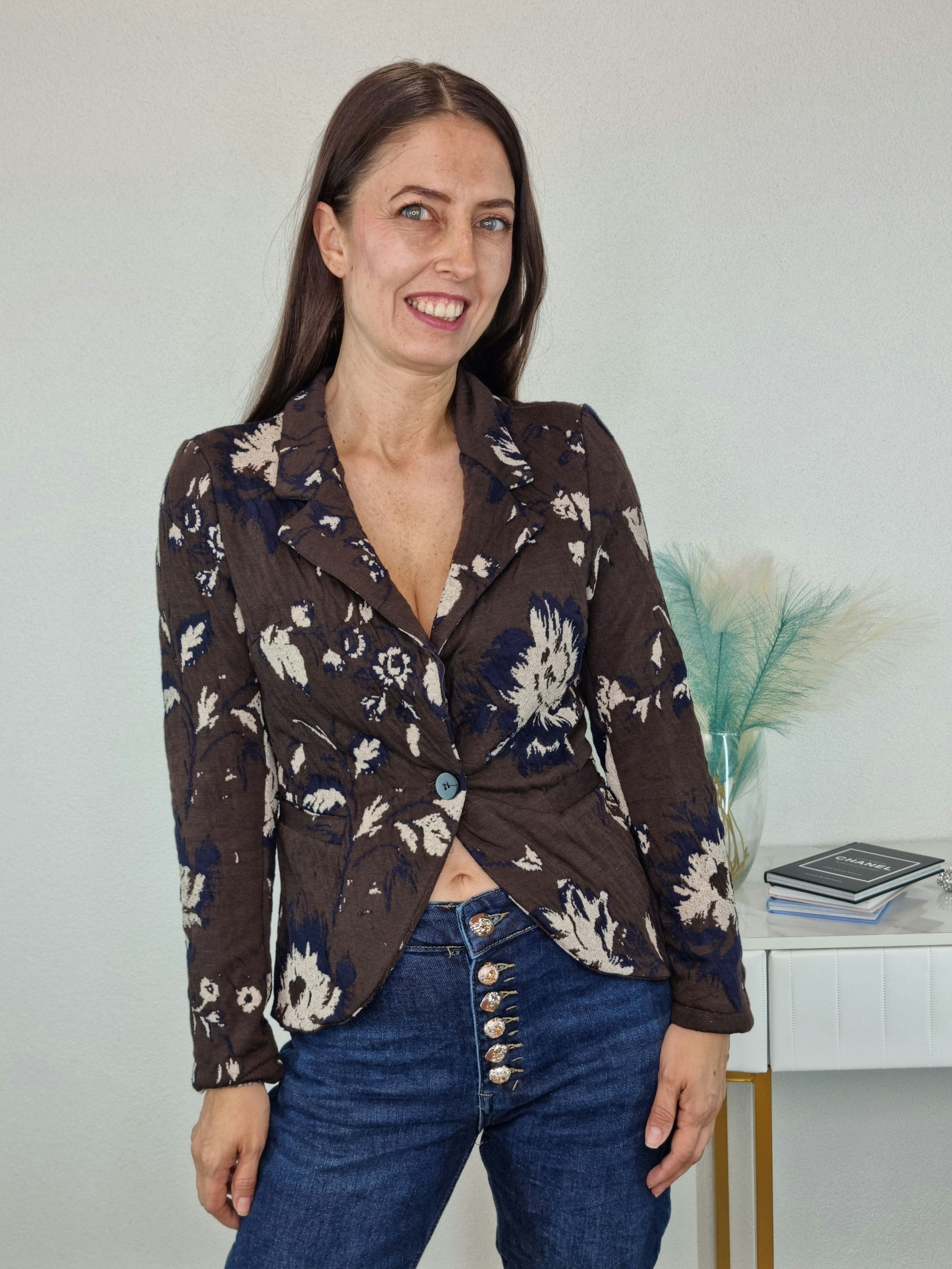 BLAZER RICAMO MORO