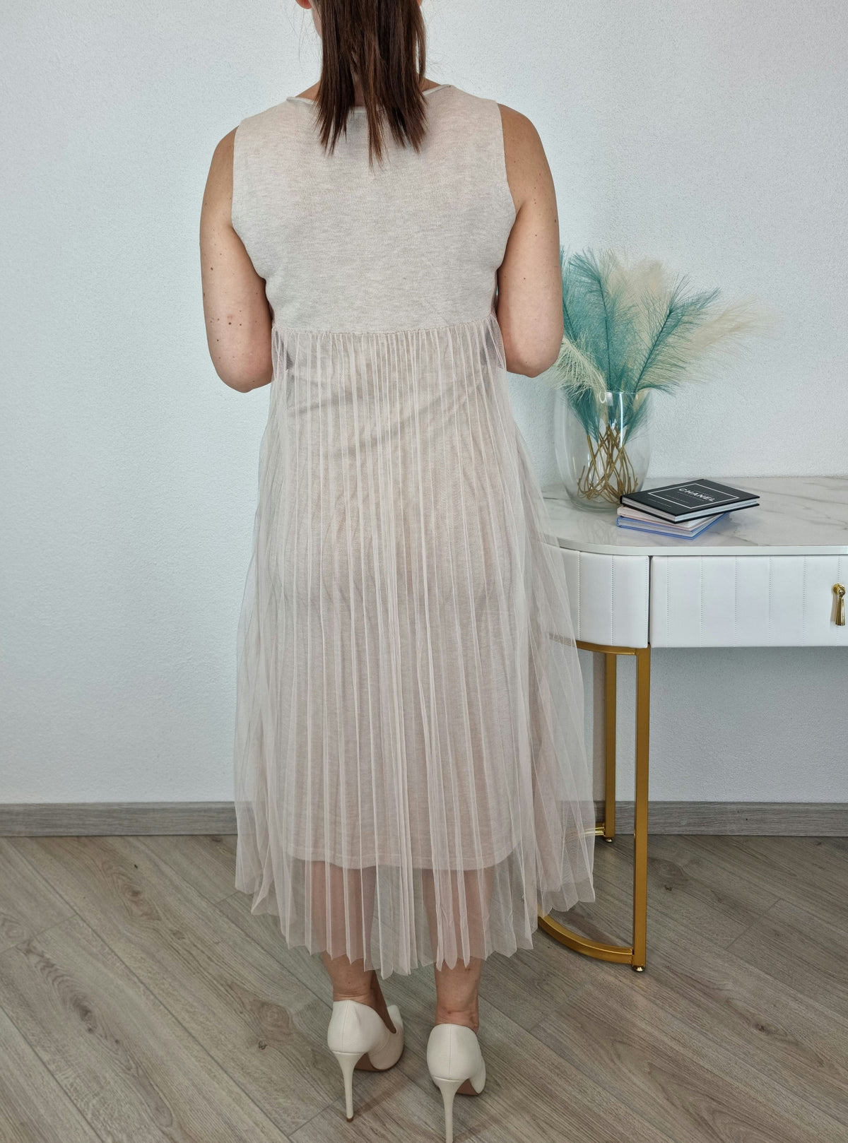ABITO TWIN SET BEIGE