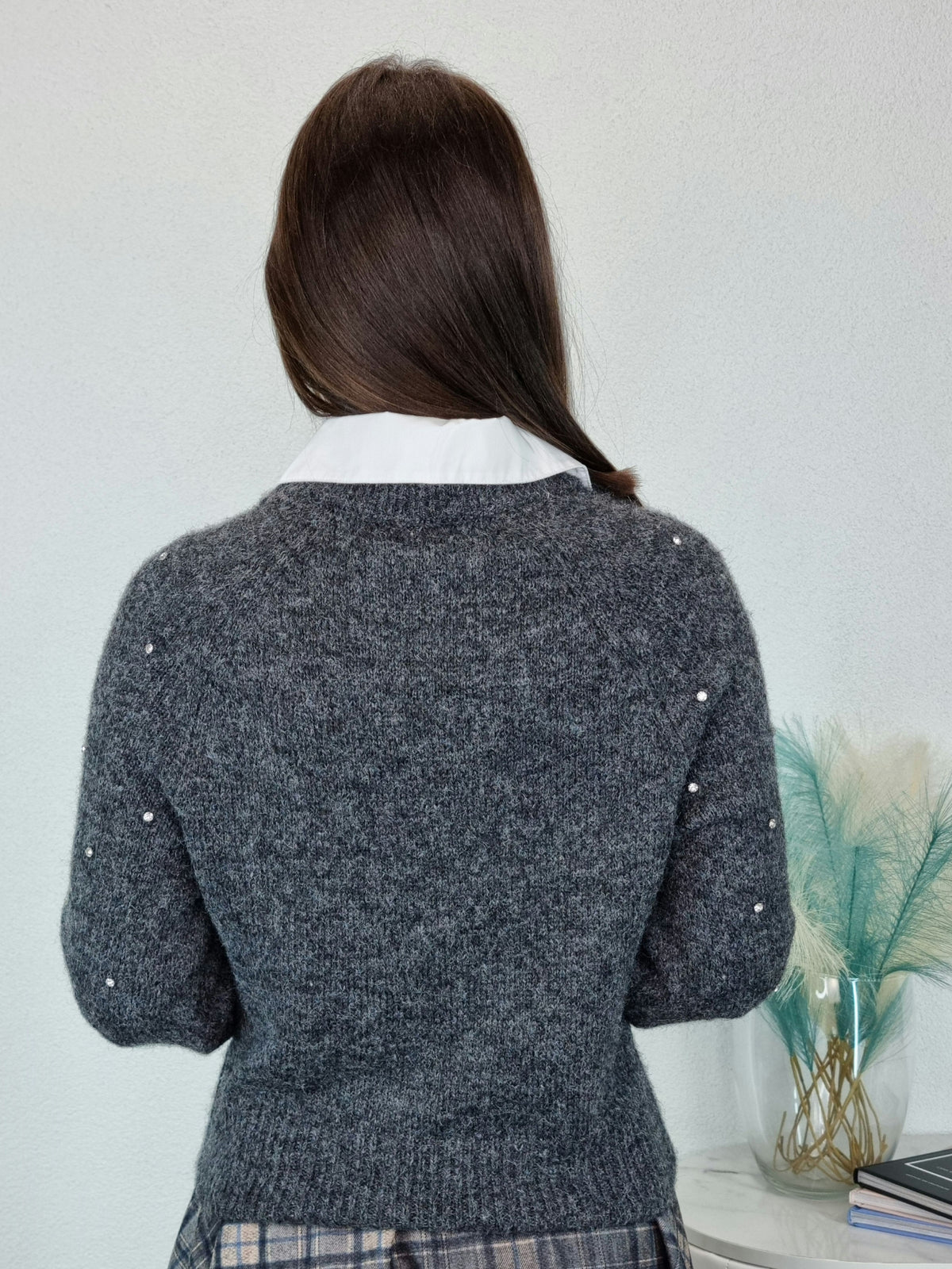 PULL CAMICIA GRIGIO