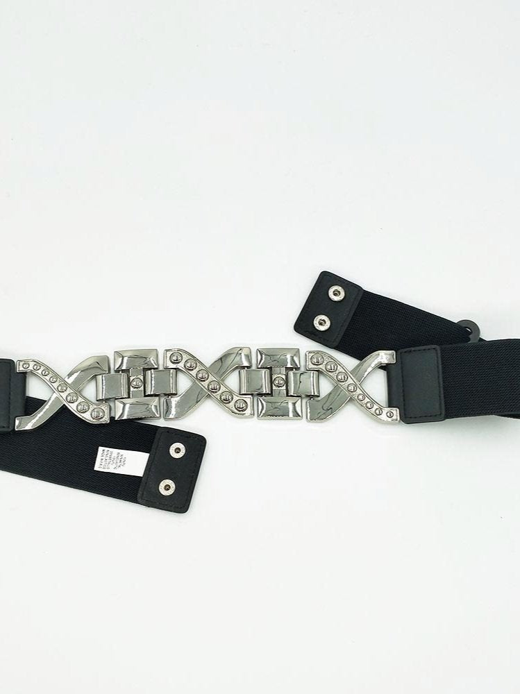 Cintura elastica argento