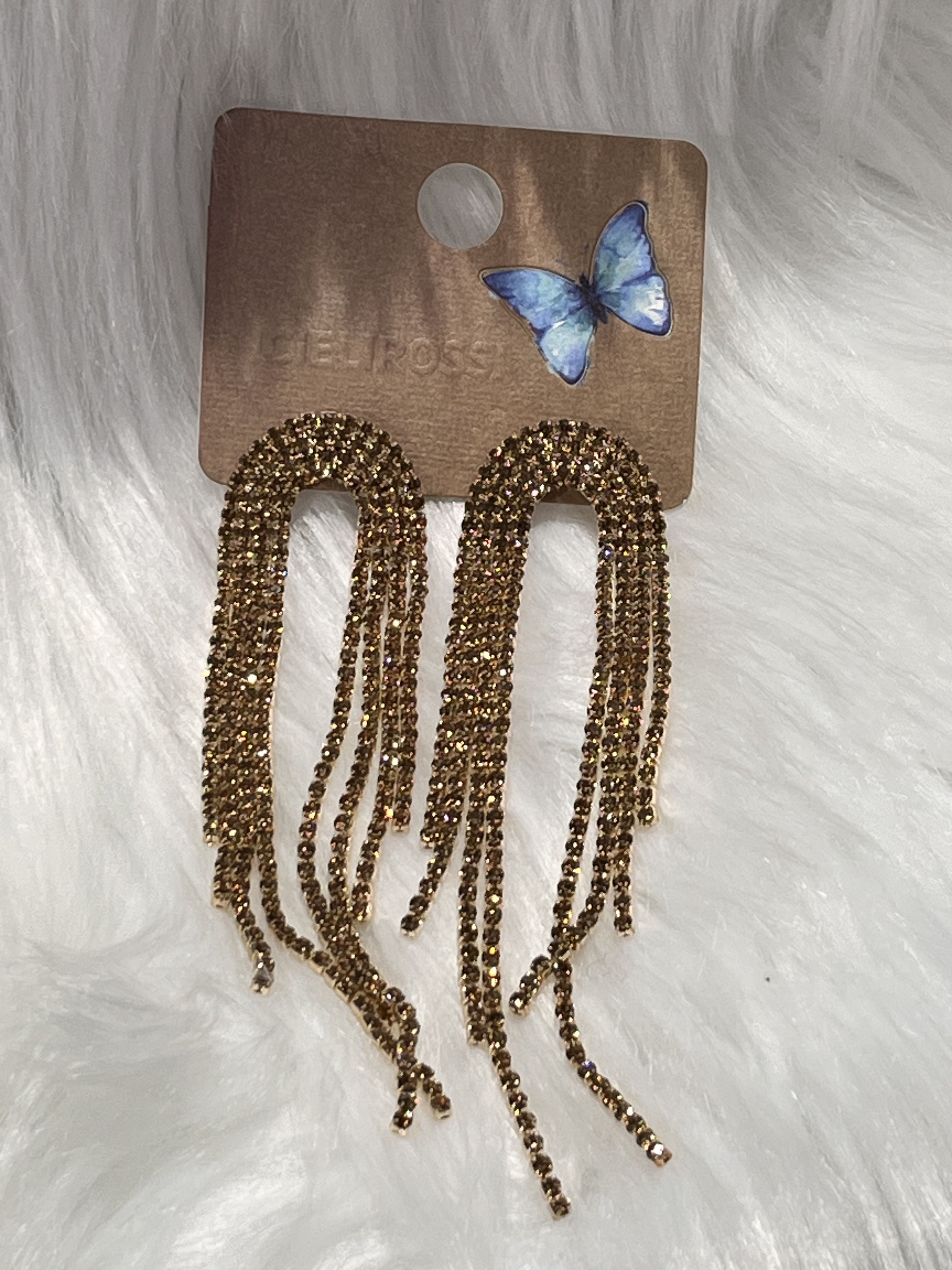 ORECCHINO CASCATA ORO