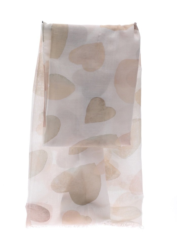Pashmina cuori (vari colori)