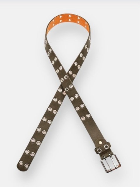 Cintura anelli verde militare