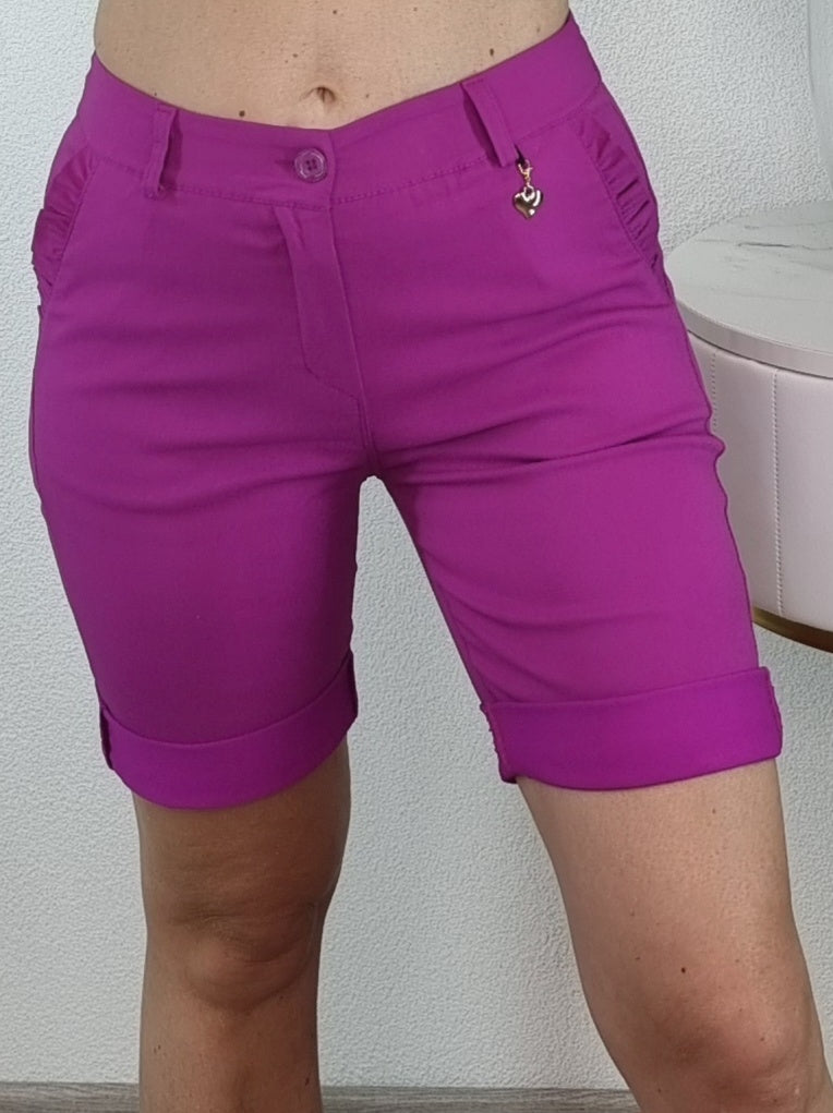 BERMUDA CUORE MAGENTA