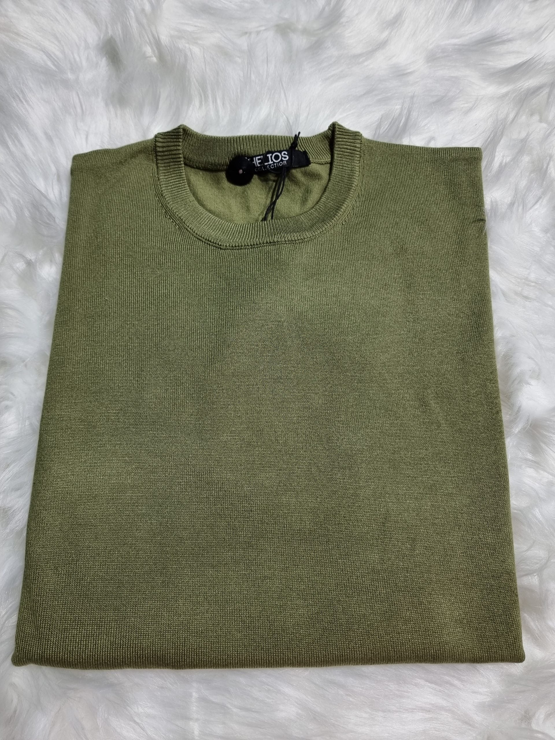 Pull uomo helios art.730001 verde