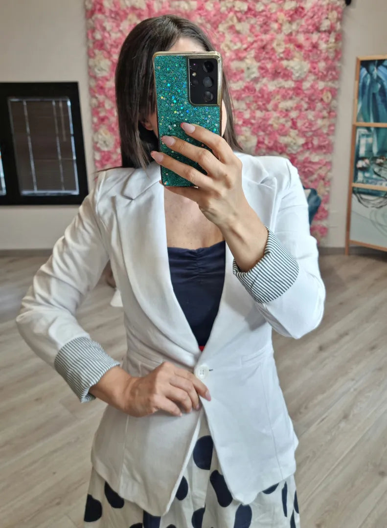 Blazer profili bianca