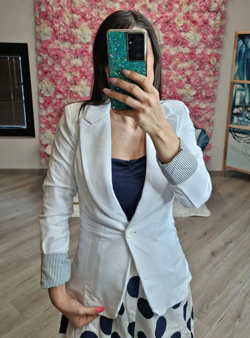 Blazer profili bianca