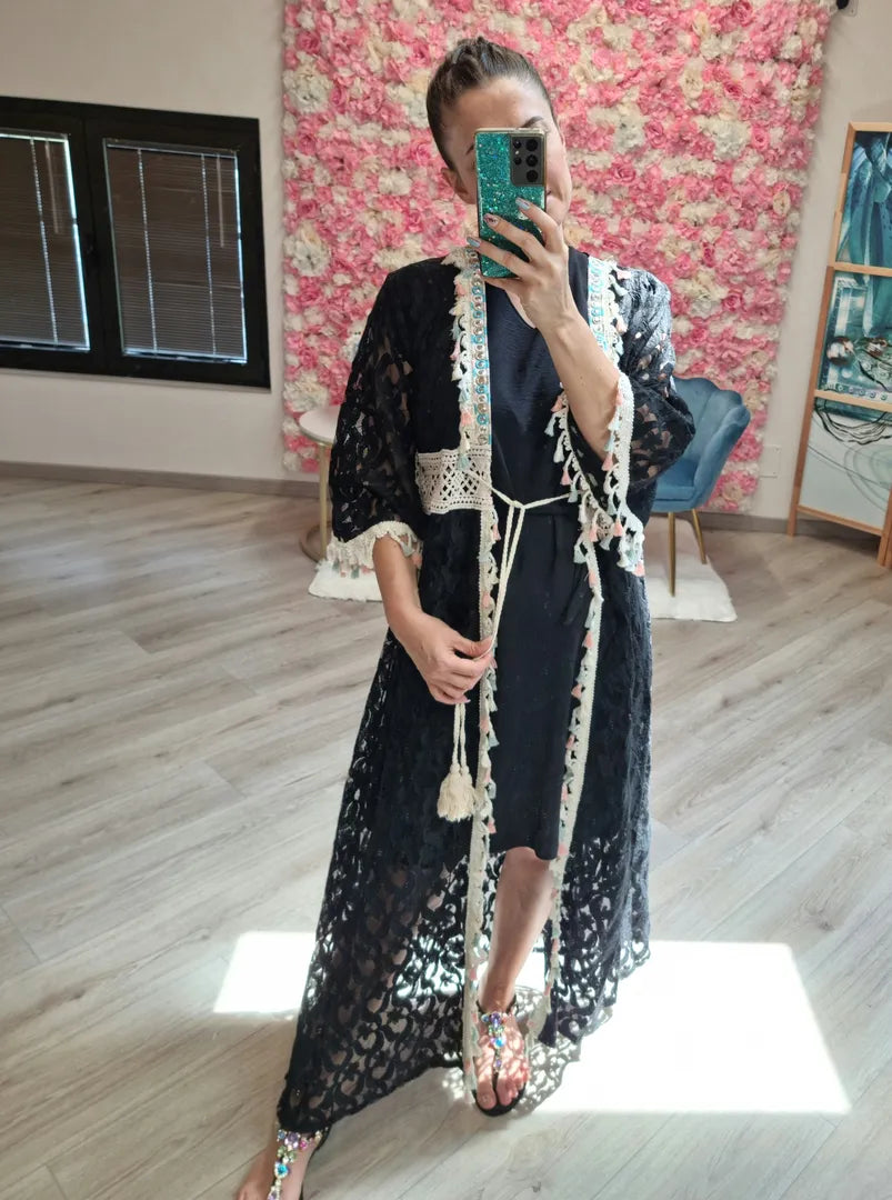 Kimono nero