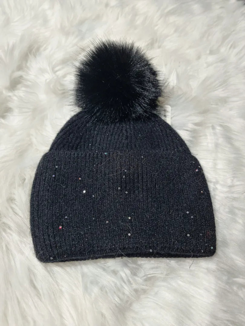 Berretta pon pon lurex (vari colori)