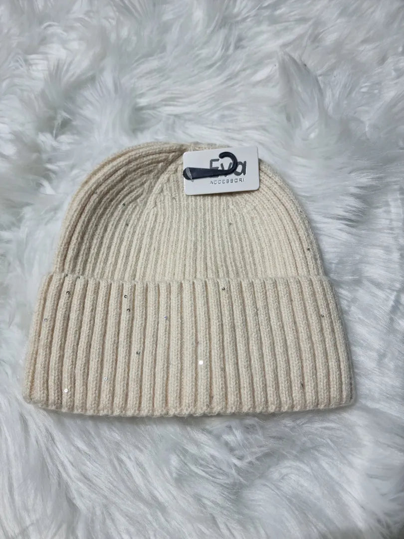 Berretta costine lurex (vari colori)