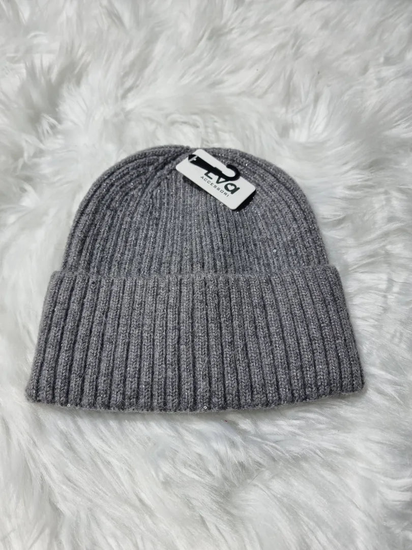 Berretta costine lurex (vari colori)