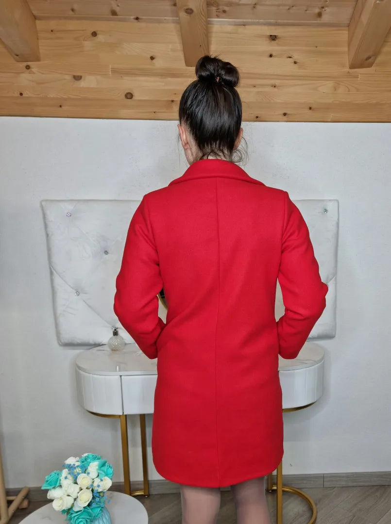 Cappotto essence rosso