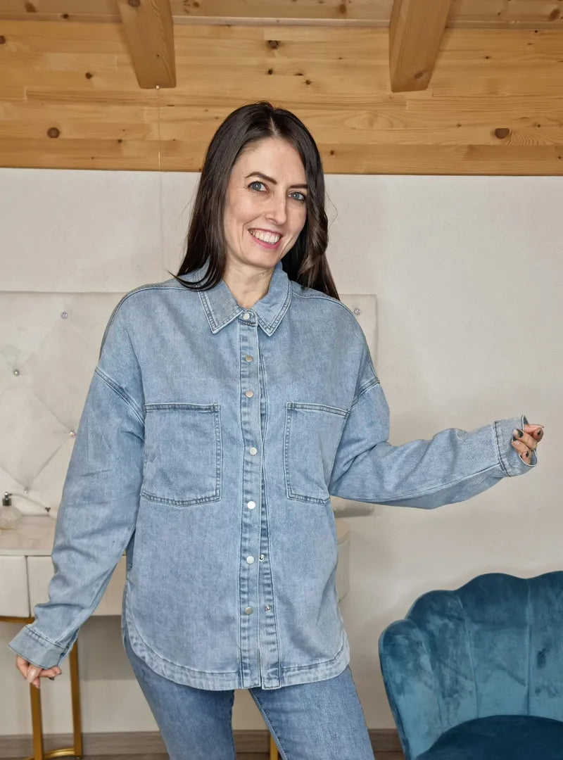 Camicia denim civico