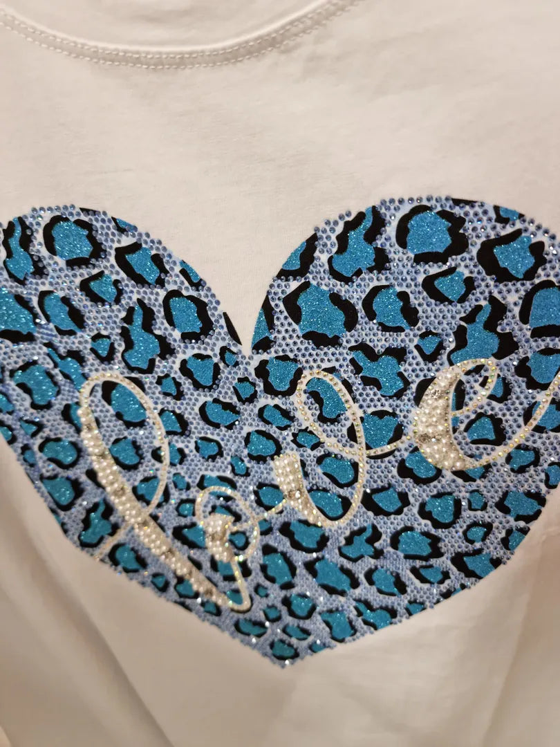 T-shirt cuore blu civico