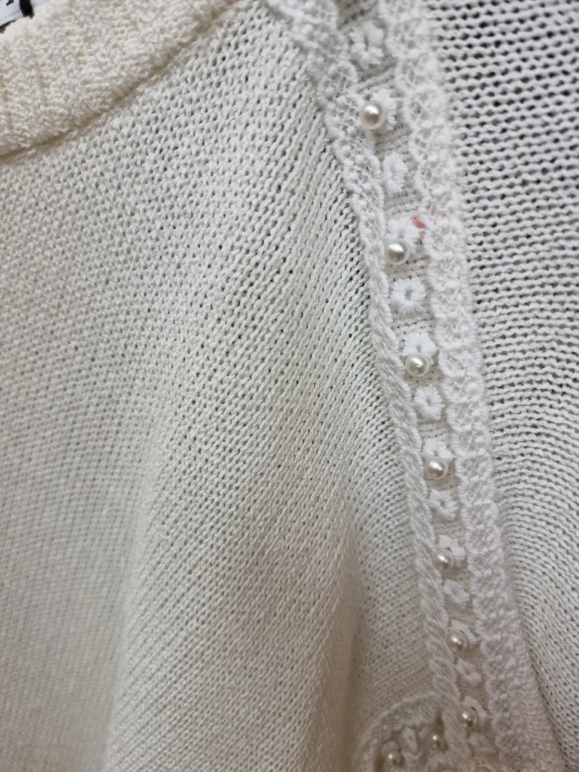 Pull perla bianco civico