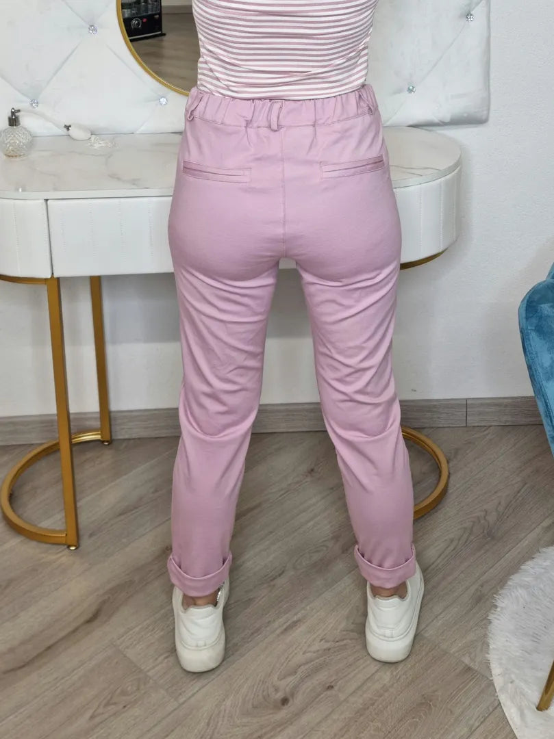 Pantalone comphy rosa