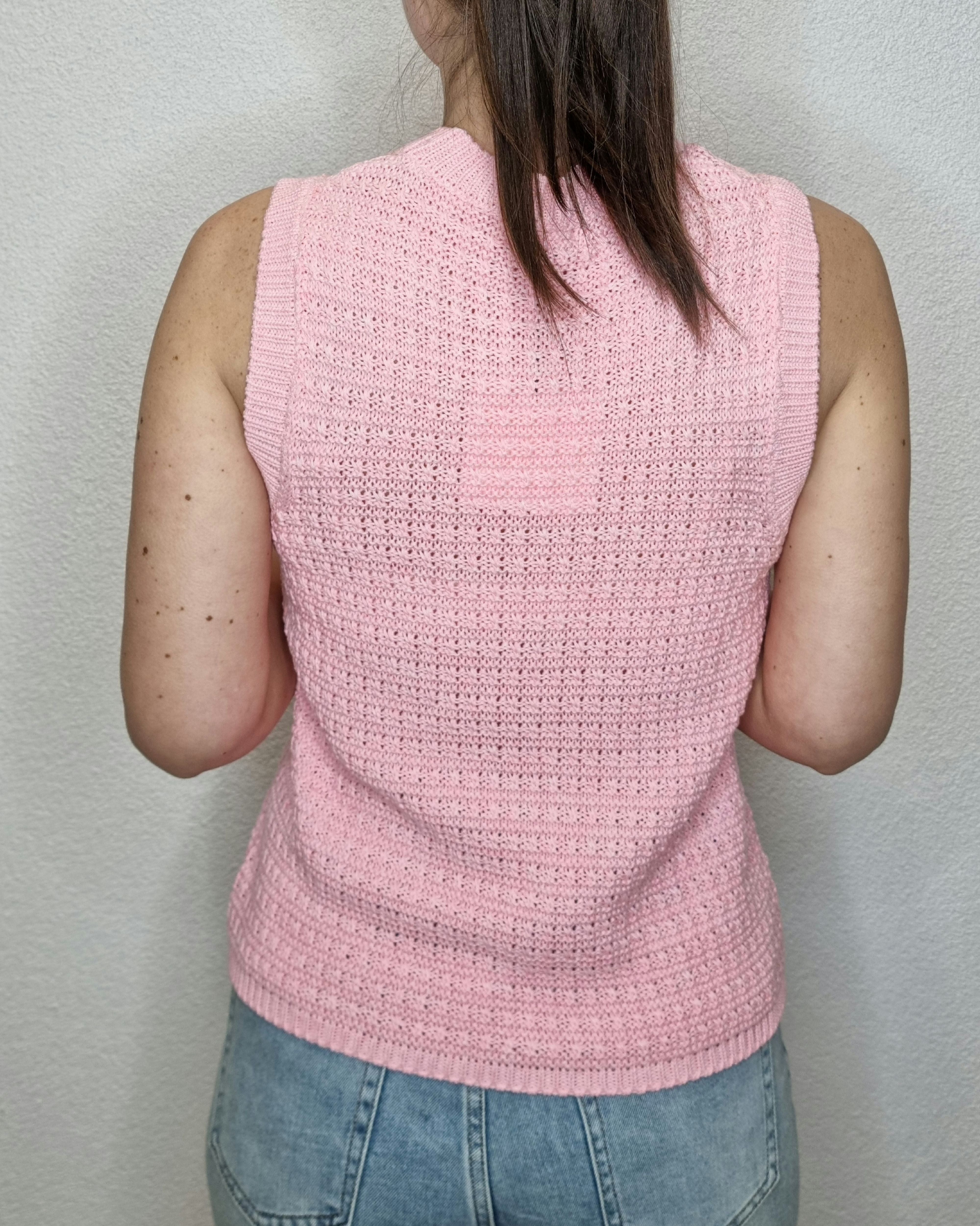 MAGLIA GILET CIVICO ROSA