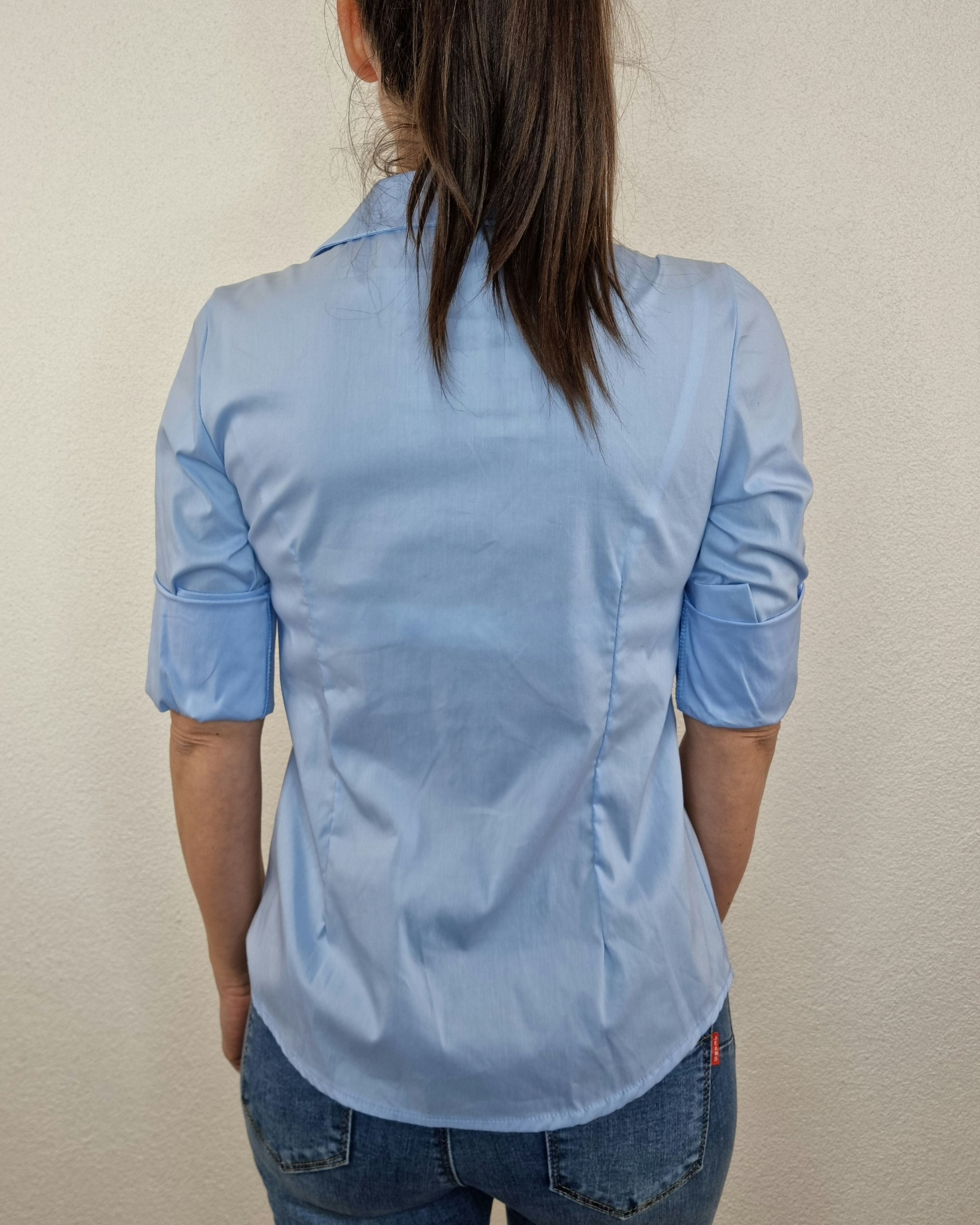 CAMICIA BASIC AZZURRA