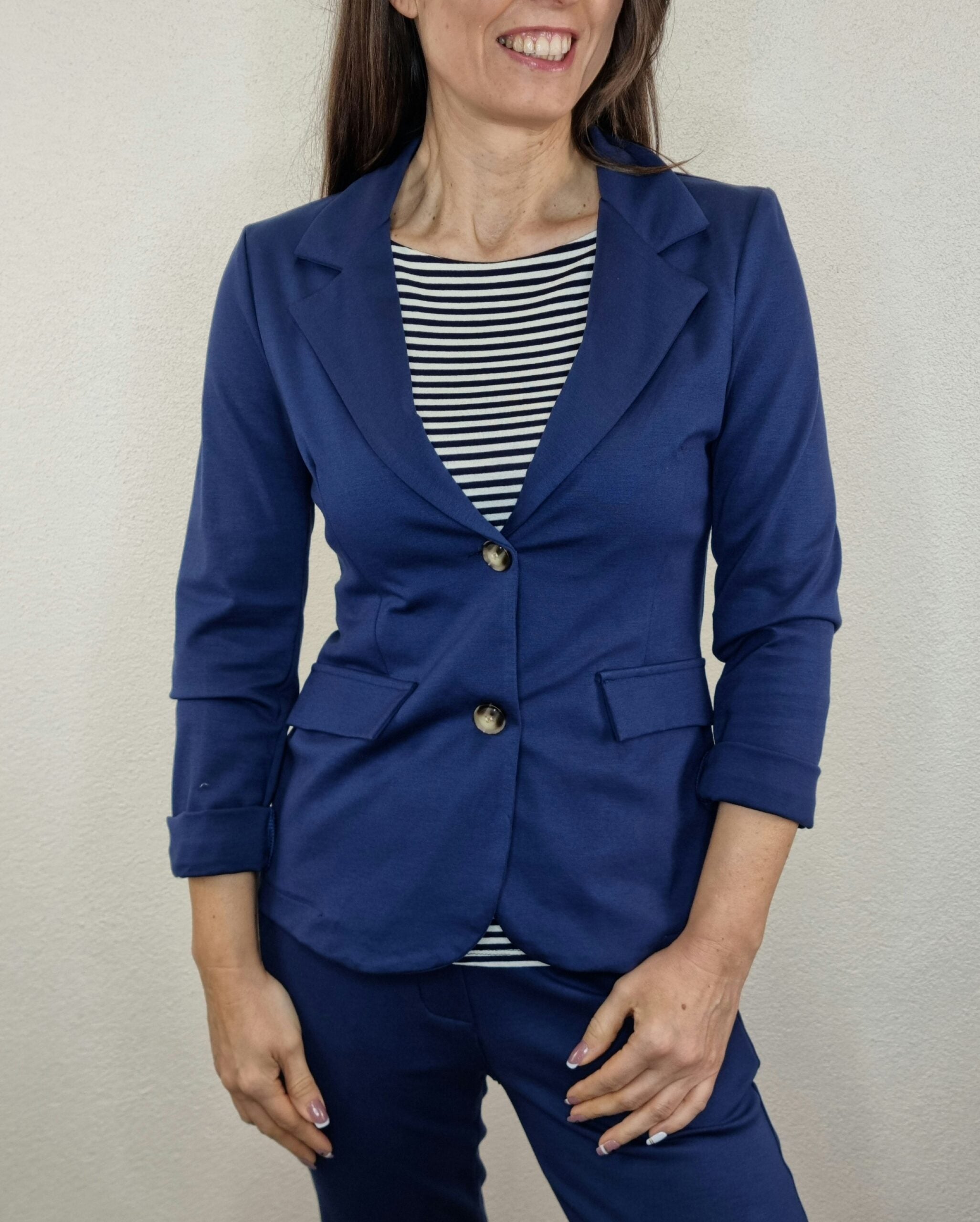 Blazer comphy blu