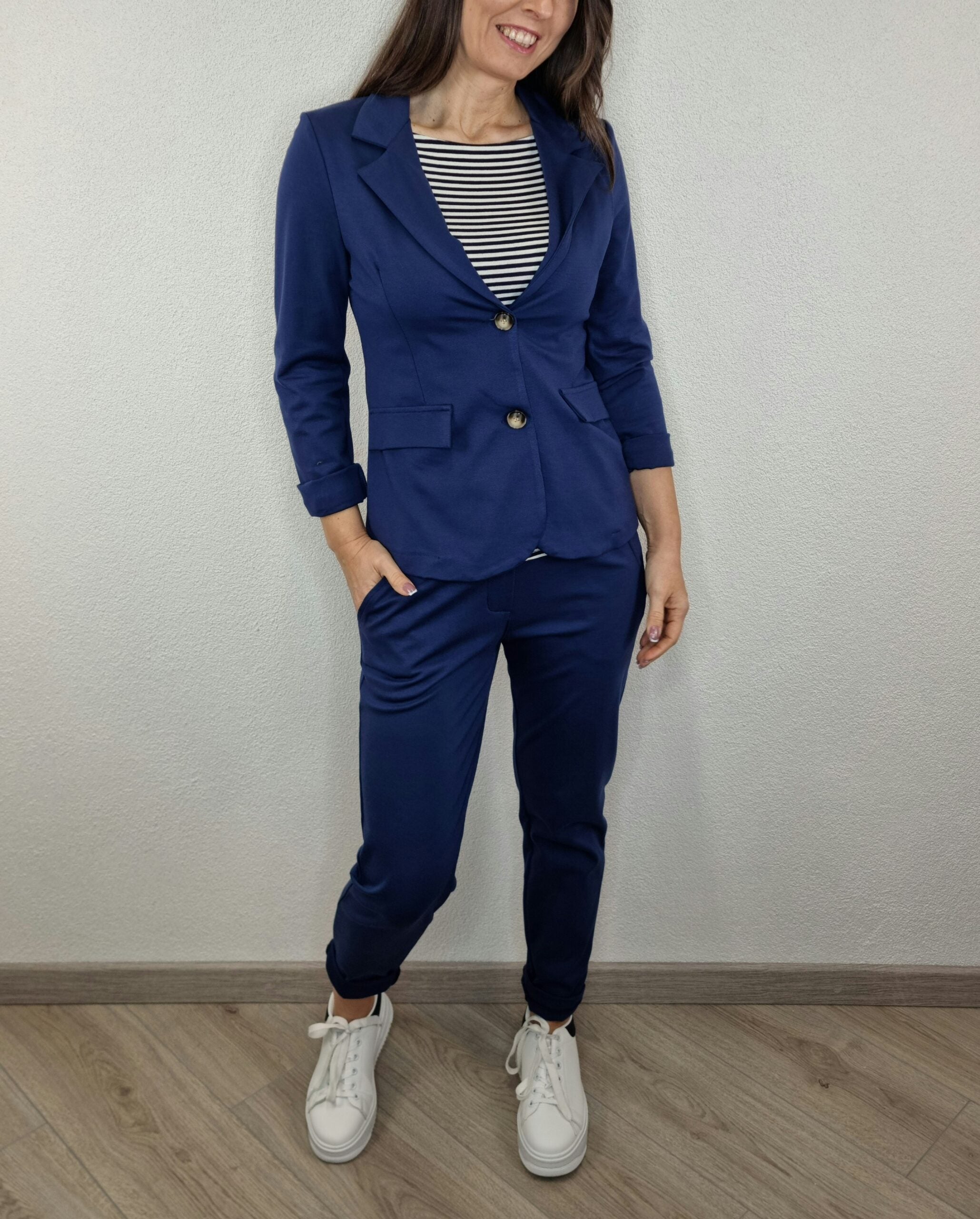 Blazer comphy blu