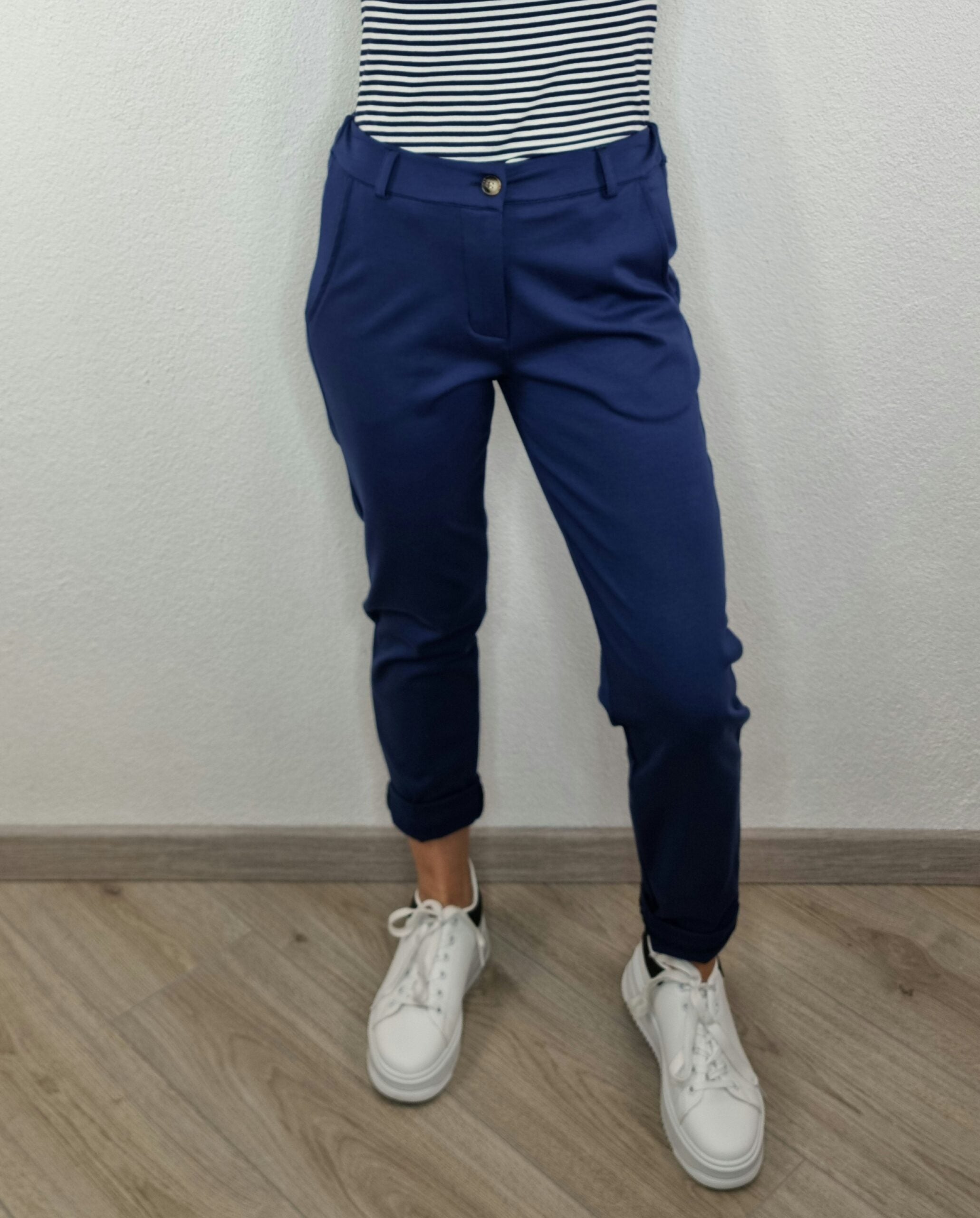 Pantalone comphy blu