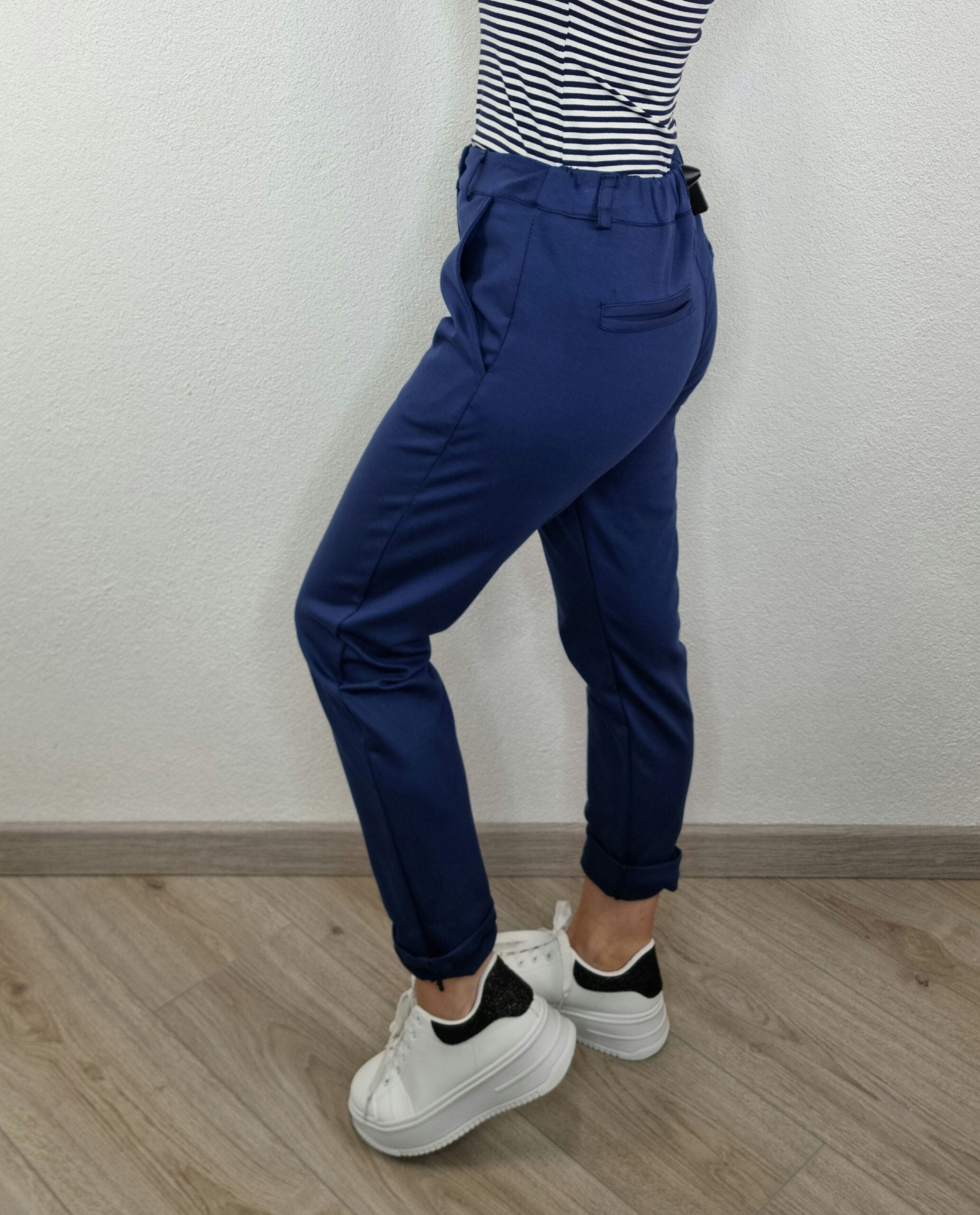 Pantalone comphy blu