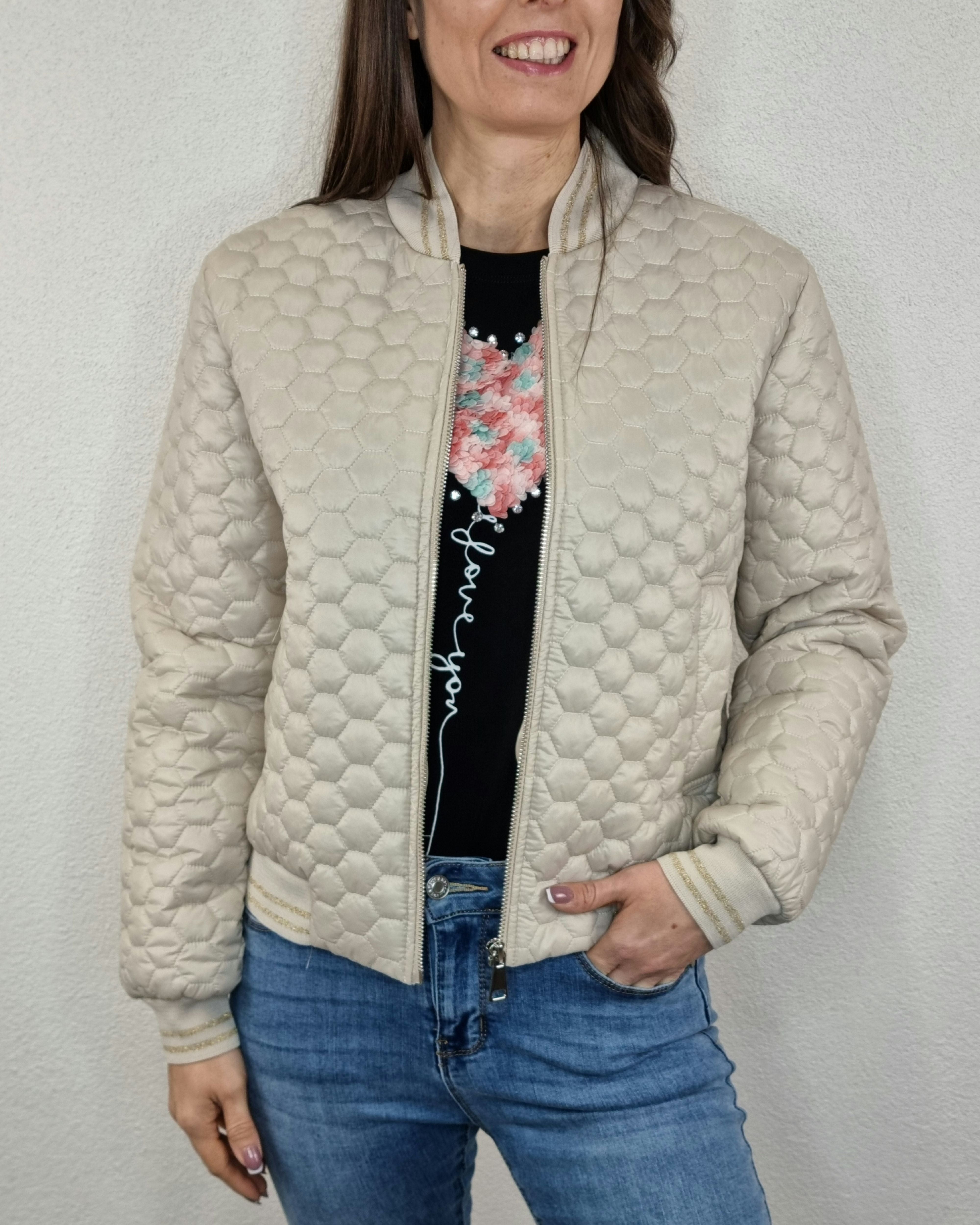 BOMBER MATILDE BEIGE