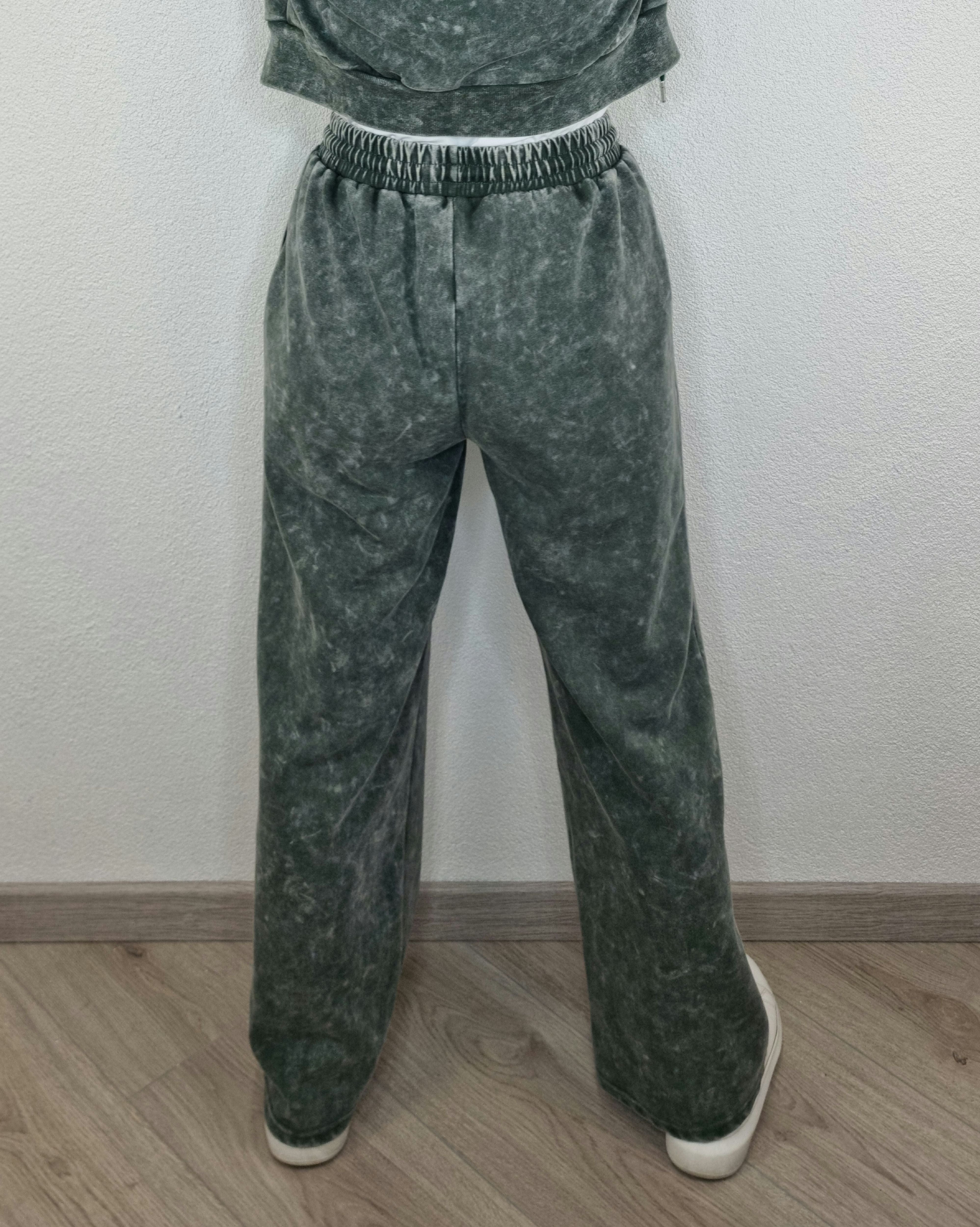 PANTALONE tie verde