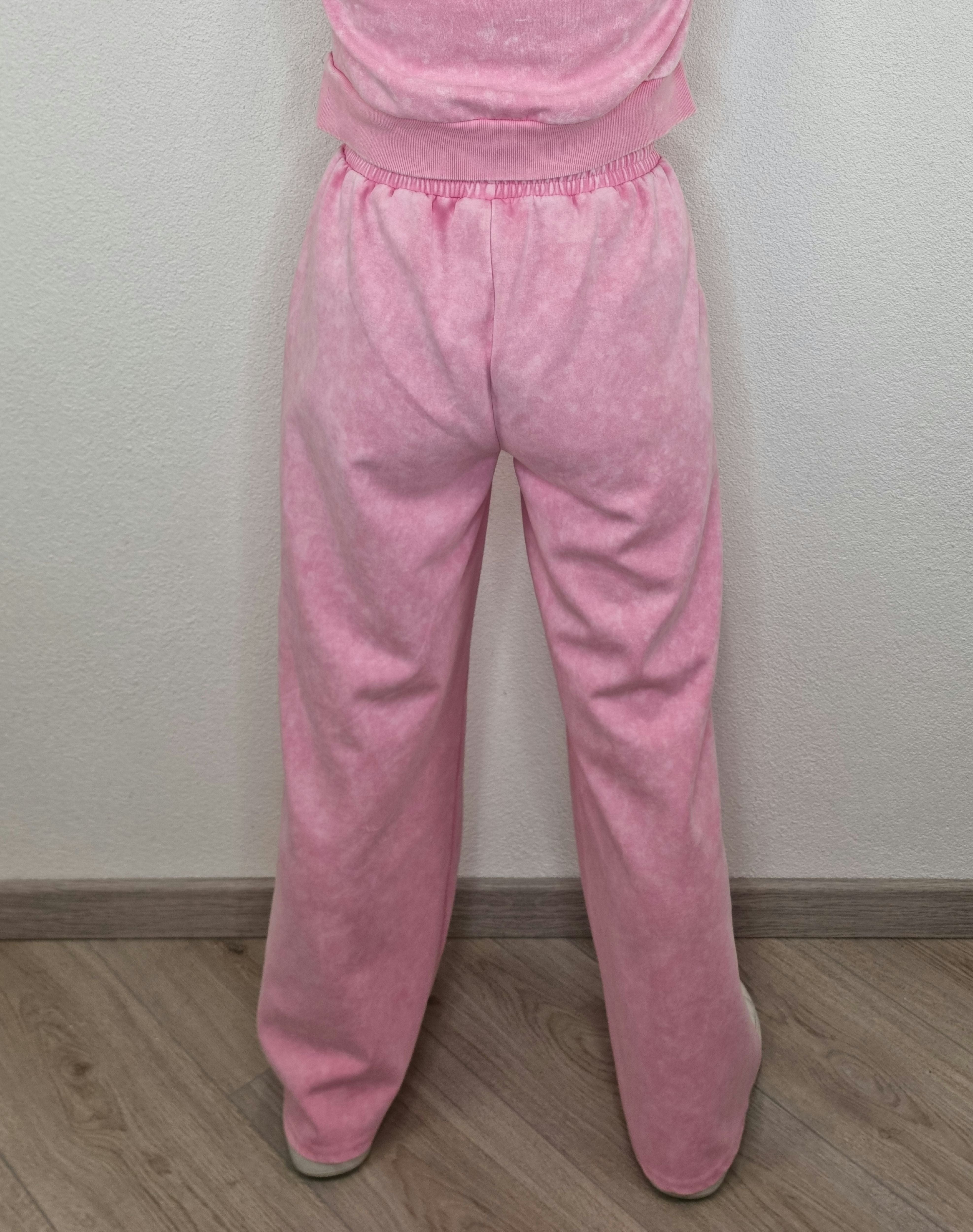 PANTALONE tie rosa