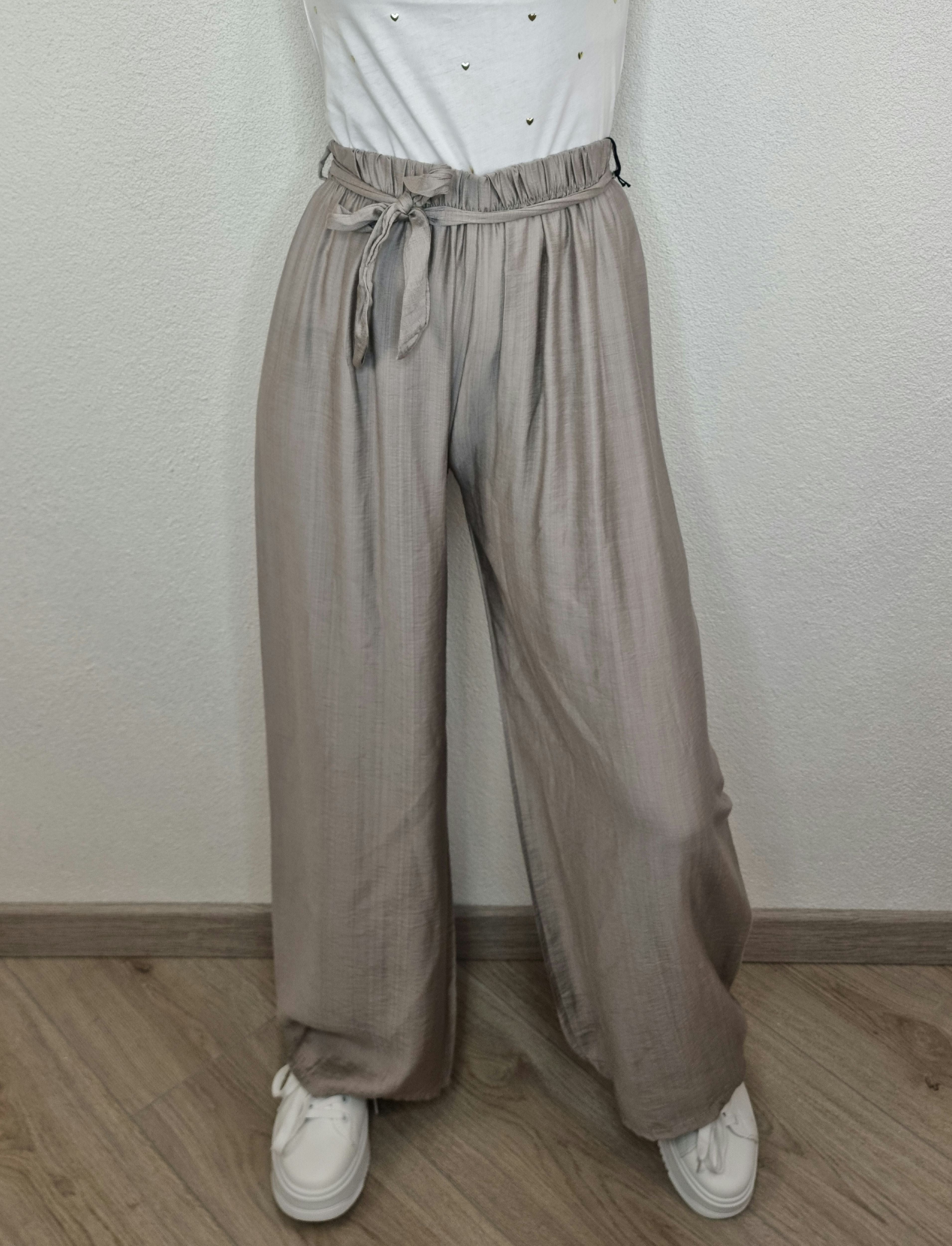 PANTALONE FIOCCO TORTORA