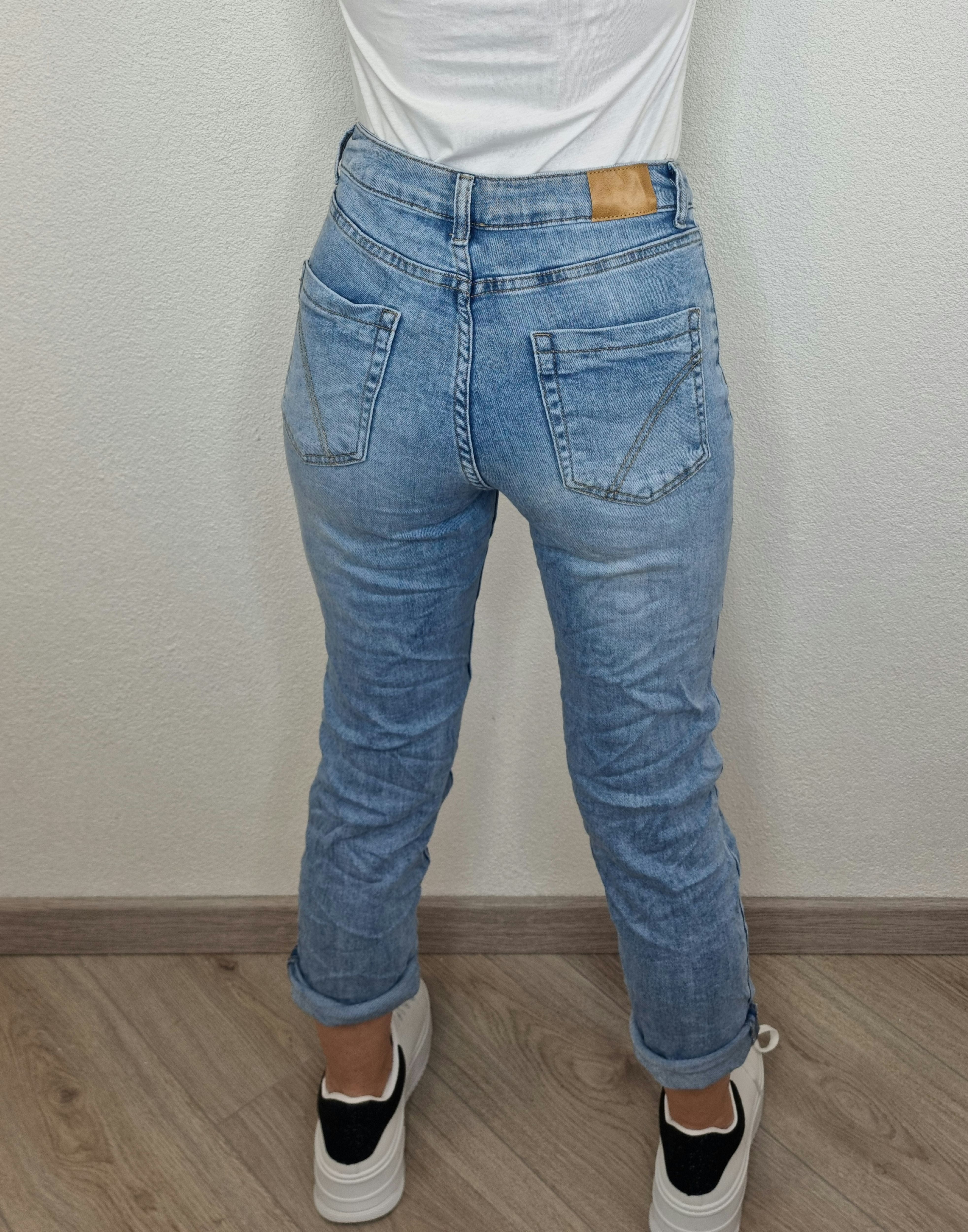 JEANS COCCINELLA BOTTONI CUORE