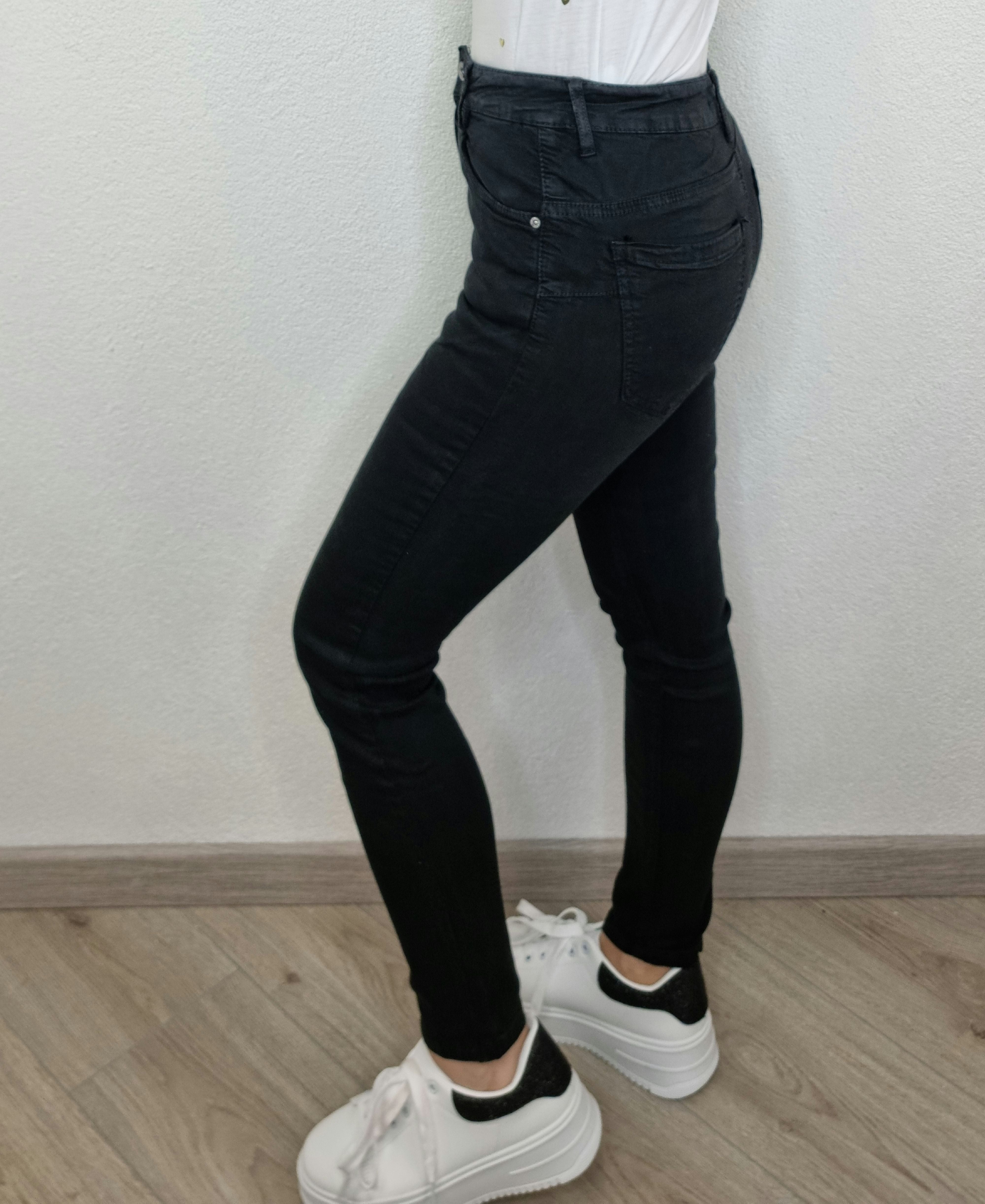 JEANS SKINNY COCCINELLA NERO