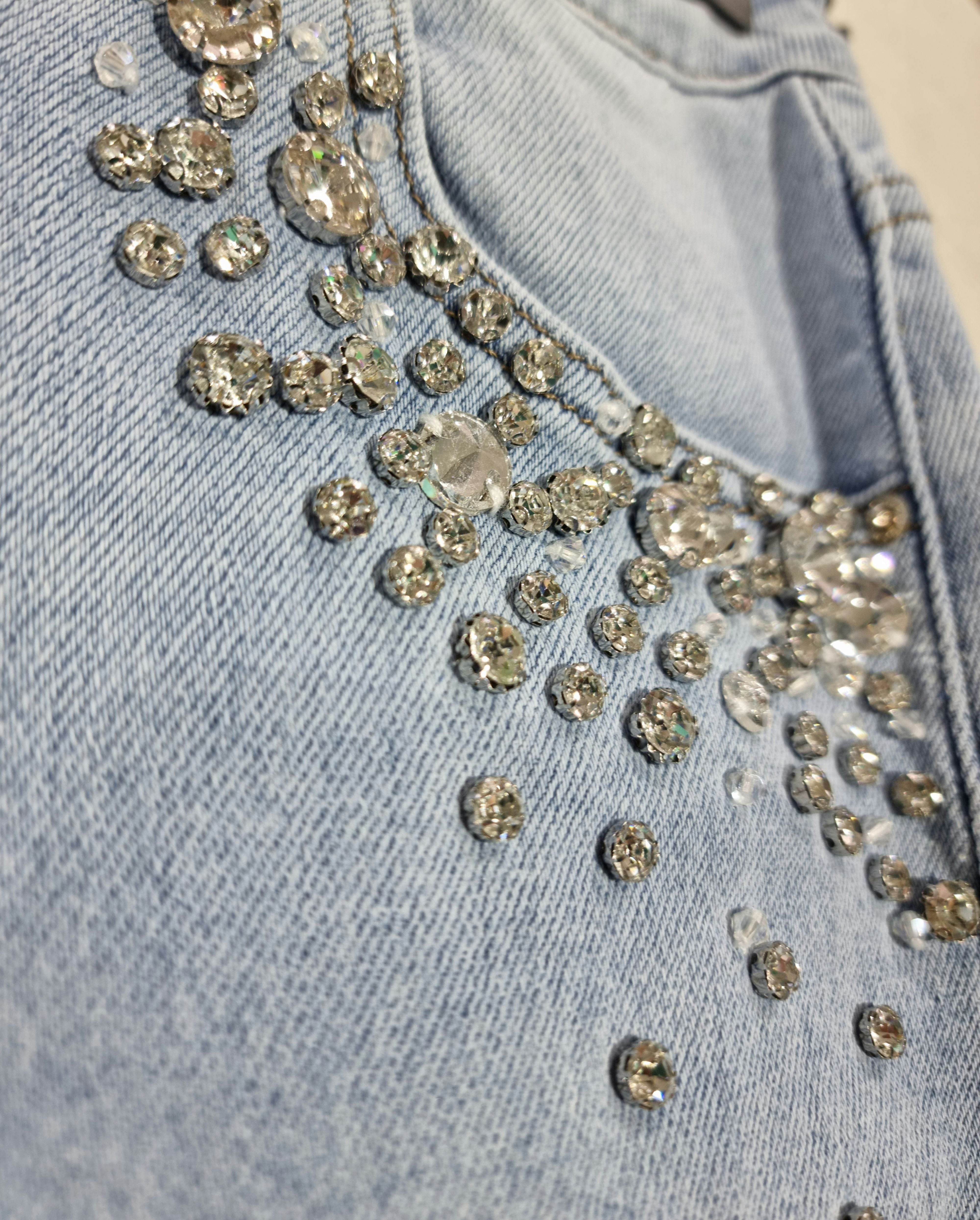 JEANS COCCINELLA STRASS