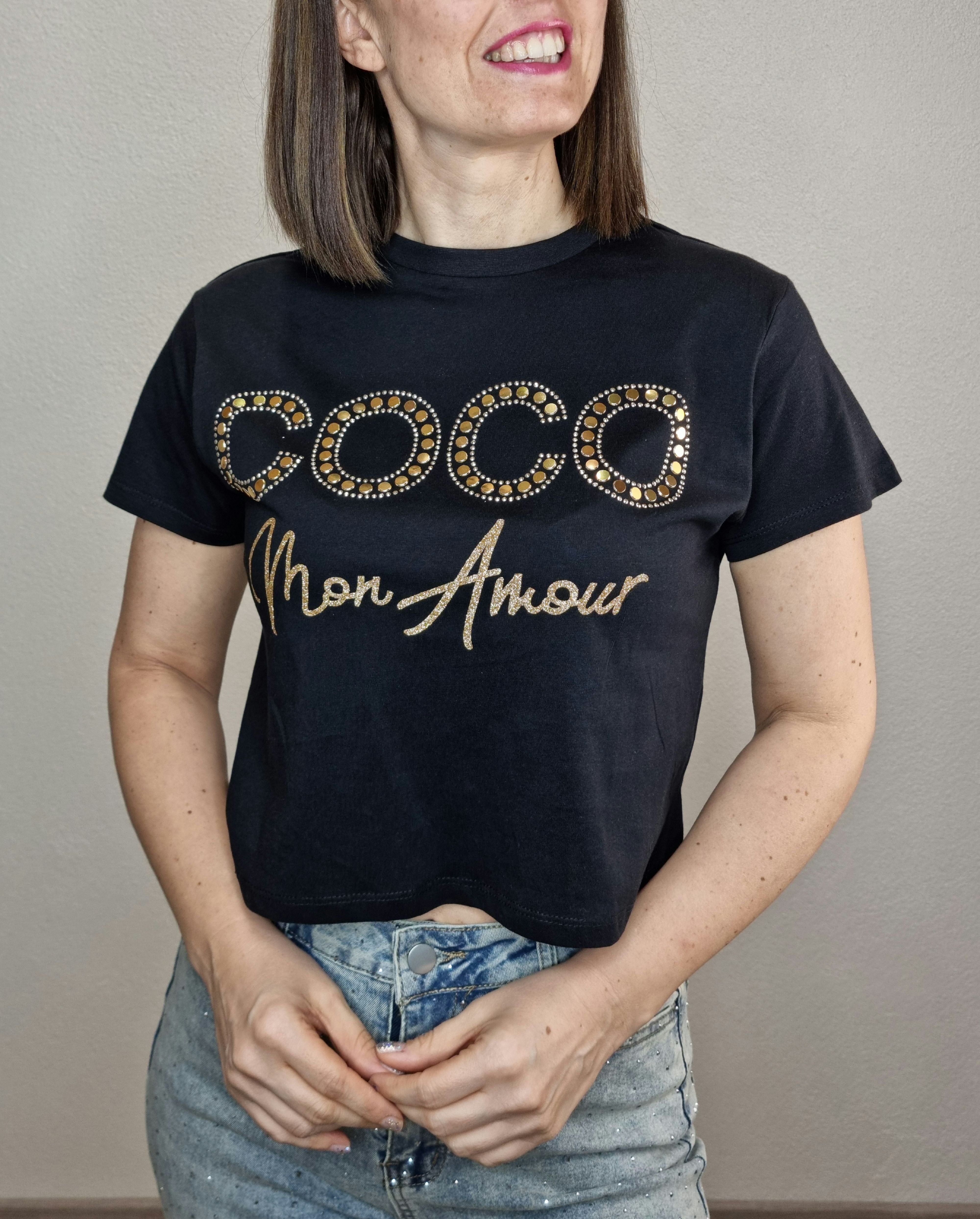 T-SHIRT COCO NERA