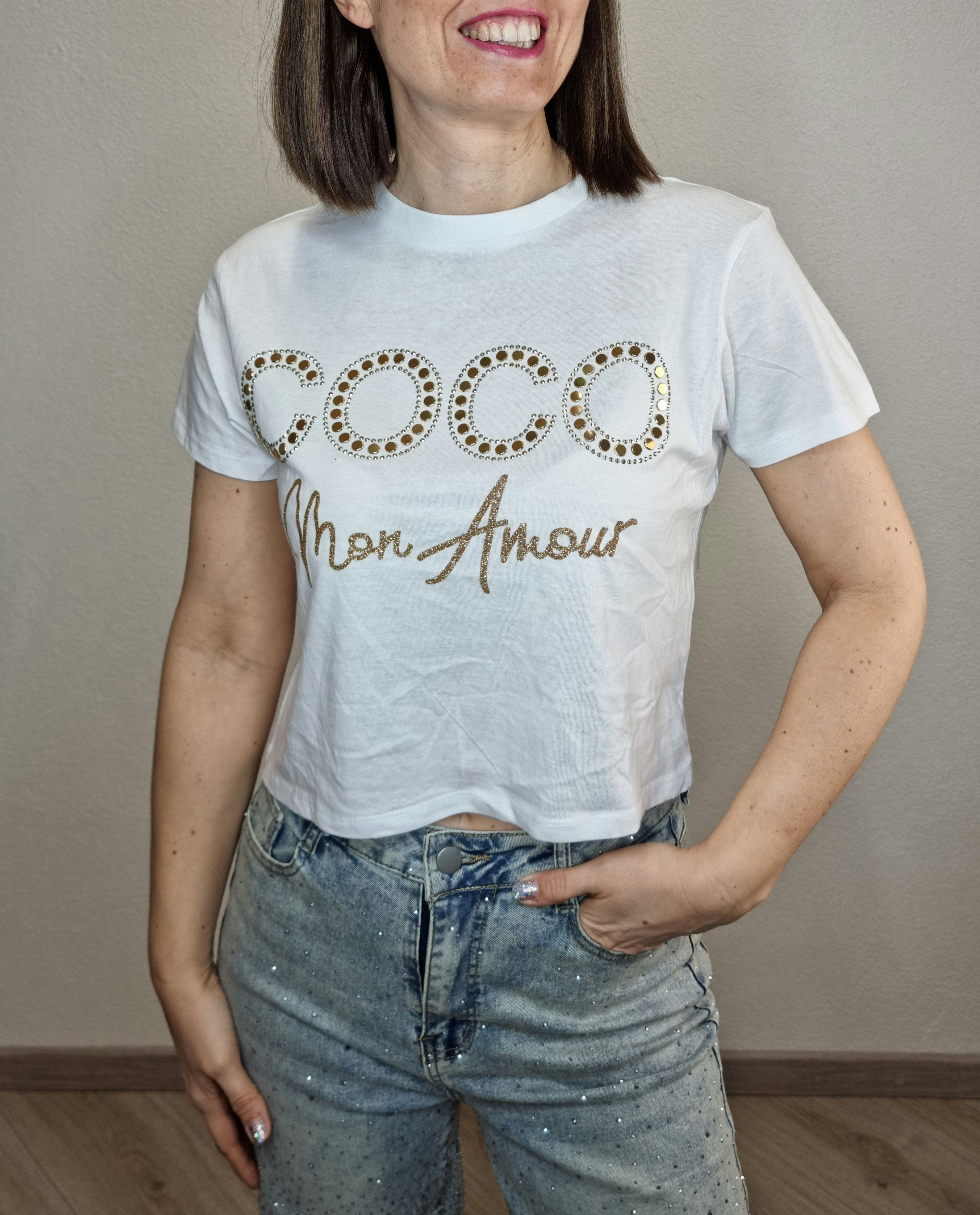 T-SHIRT COCO BIANCA