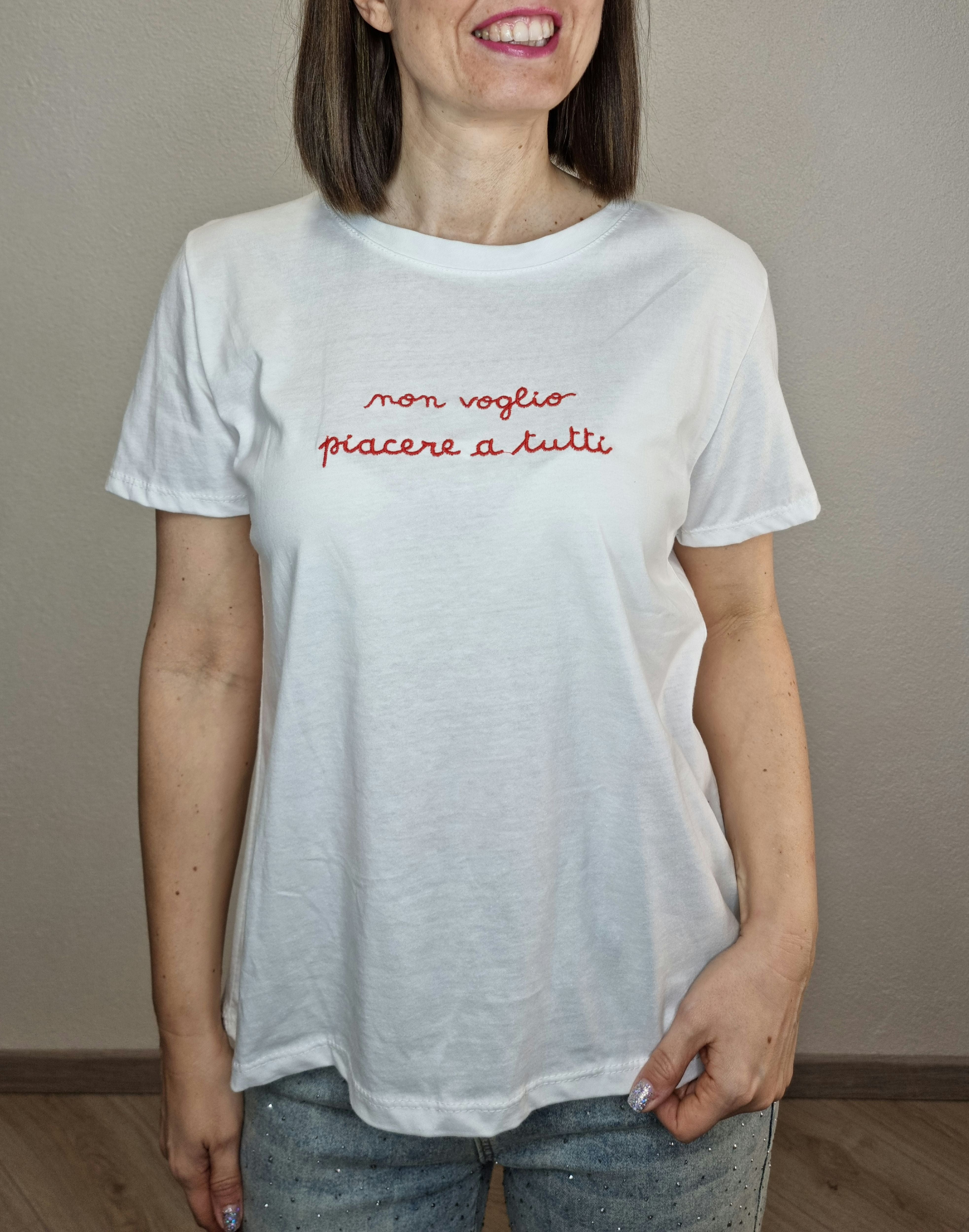 T-SHIRT NON VOGLIO PIACERE